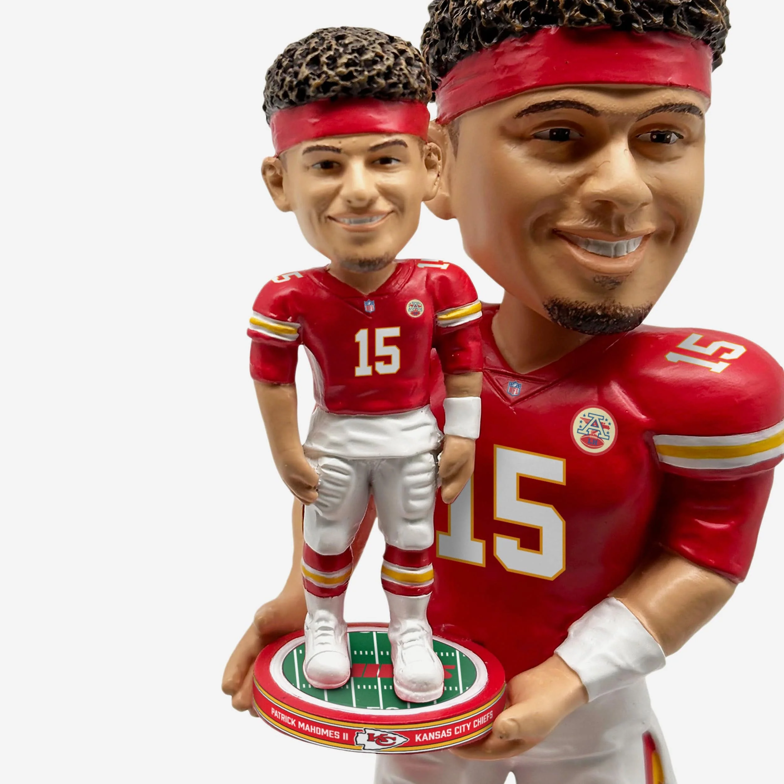 Patrick Mahomes Kansas City Chiefs Bobble Dubblz Bobblehead - Image 4