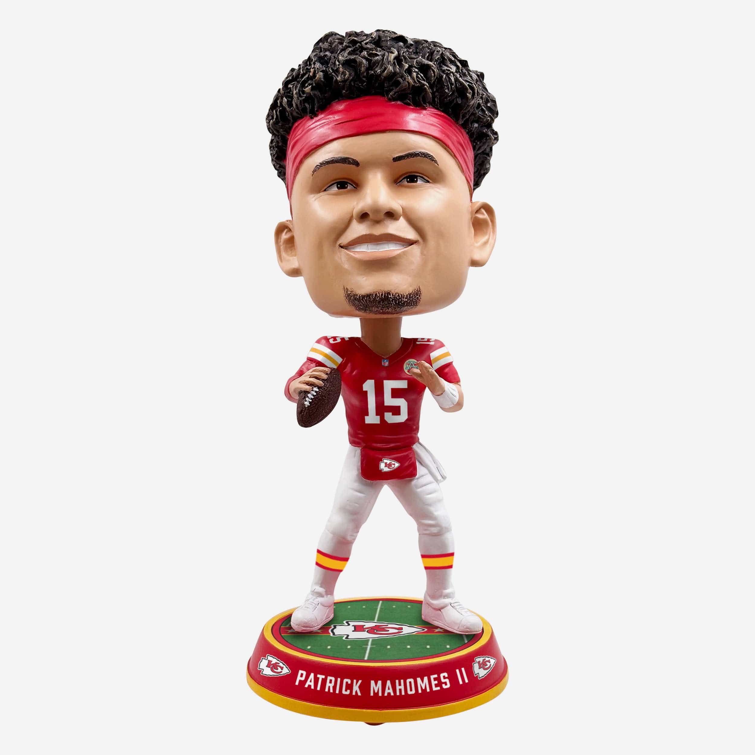 Patrick Mahomes Kansas City Chiefs Field Stripe Bighead Bobblehead