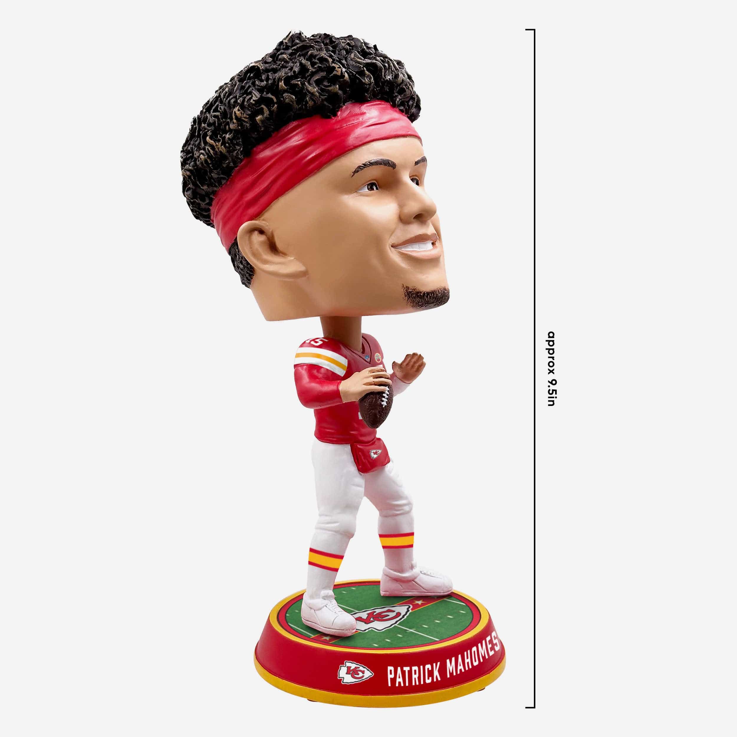 Patrick Mahomes Kansas City Chiefs Field Stripe Bighead Bobblehead - Image 4