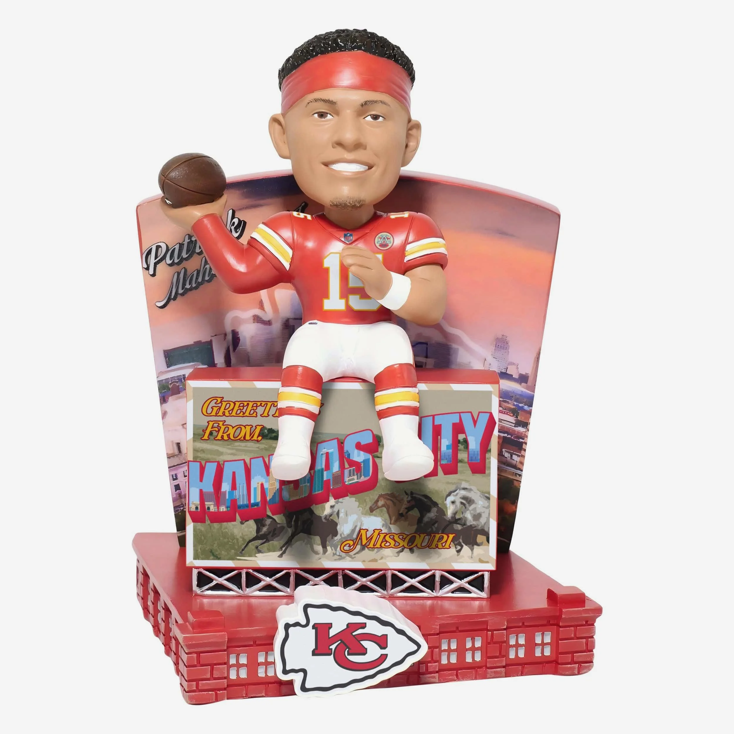 Patrick Mahomes Kansas City Chiefs Greetings From Bobblehead