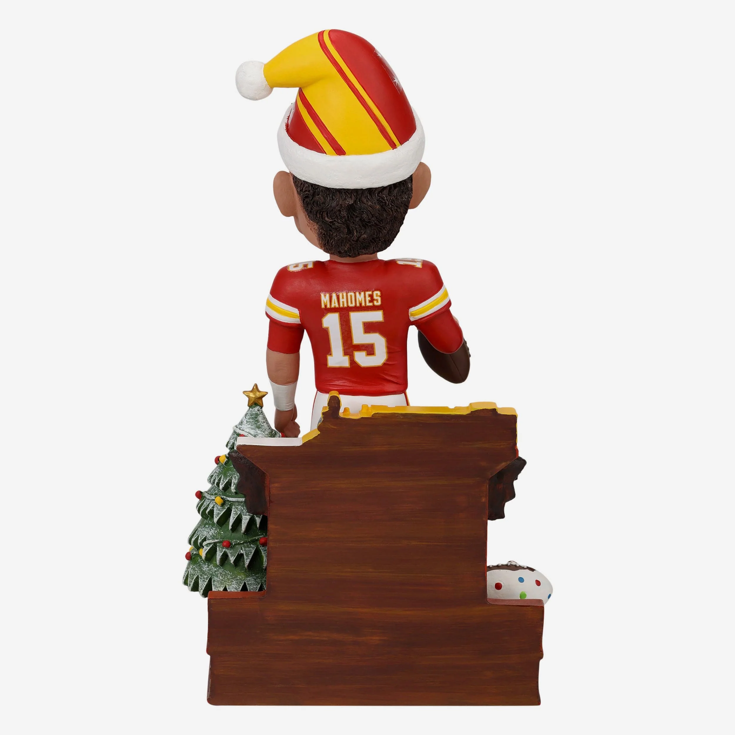 Patrick Mahomes Kansas City Chiefs Holiday Snowglobe Bobblehead - Image 5