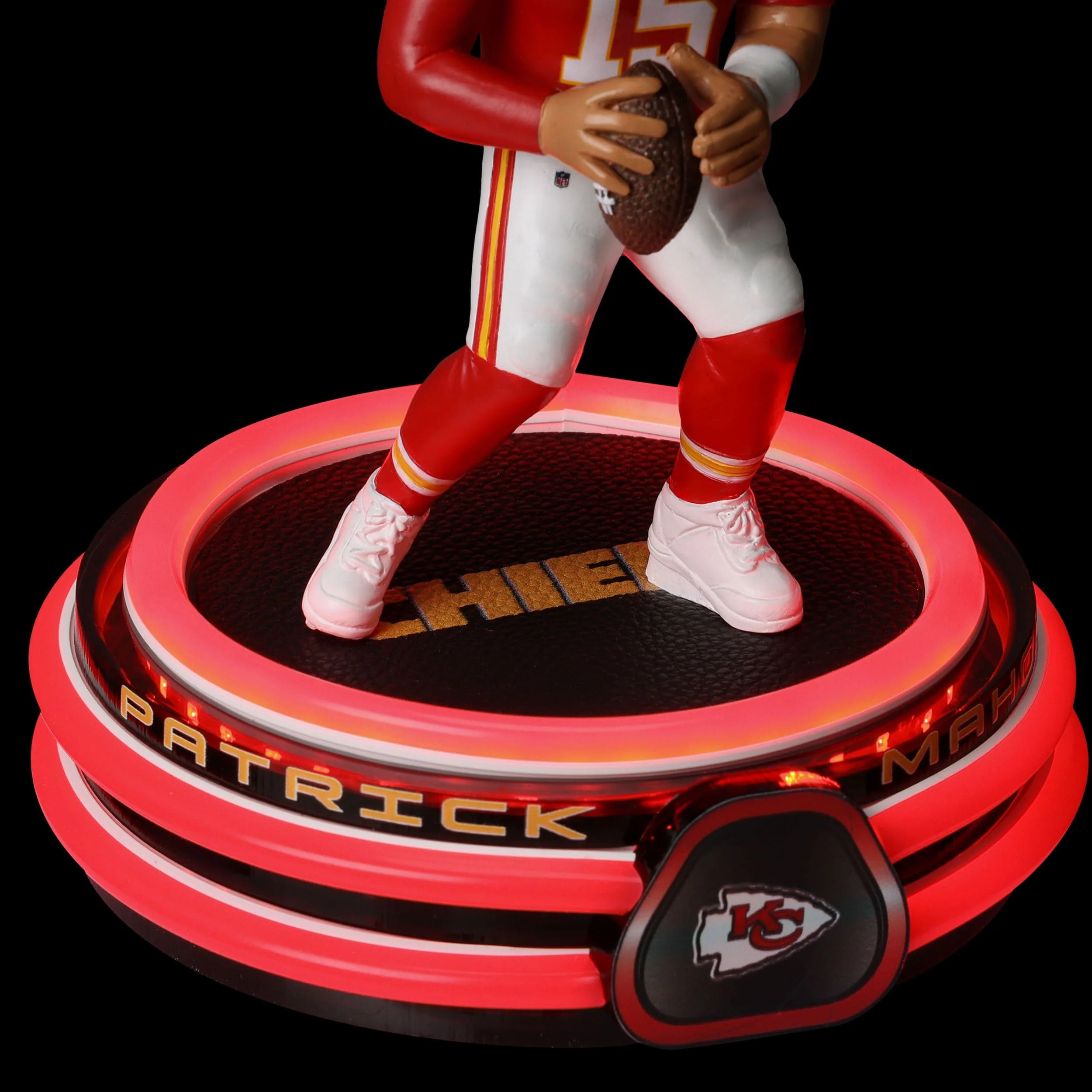 Patrick Mahomes Kansas City Chiefs LED Neon Bighead Bobblehead - Image 4