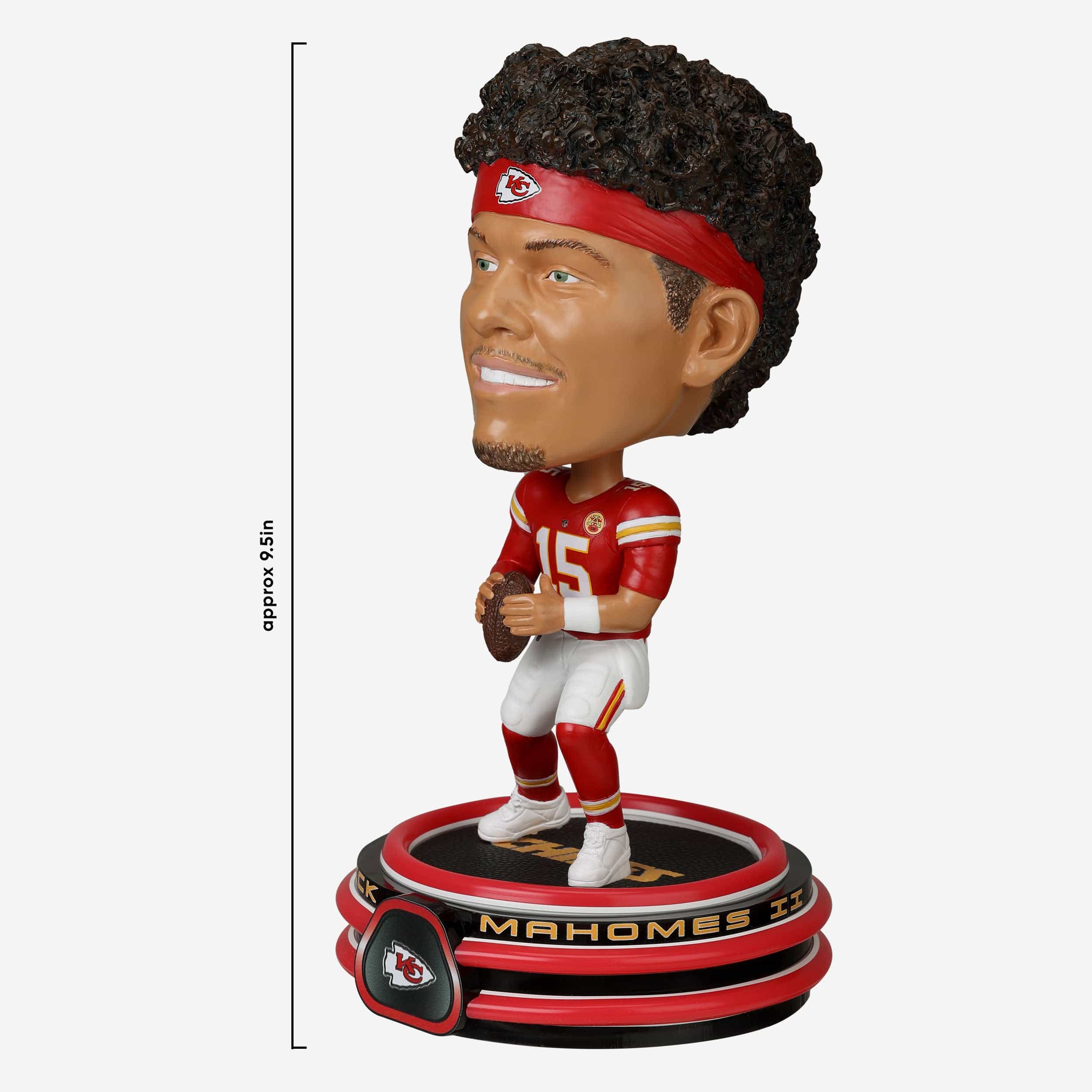 Patrick Mahomes Kansas City Chiefs LED Neon Bighead Bobblehead - Image 5