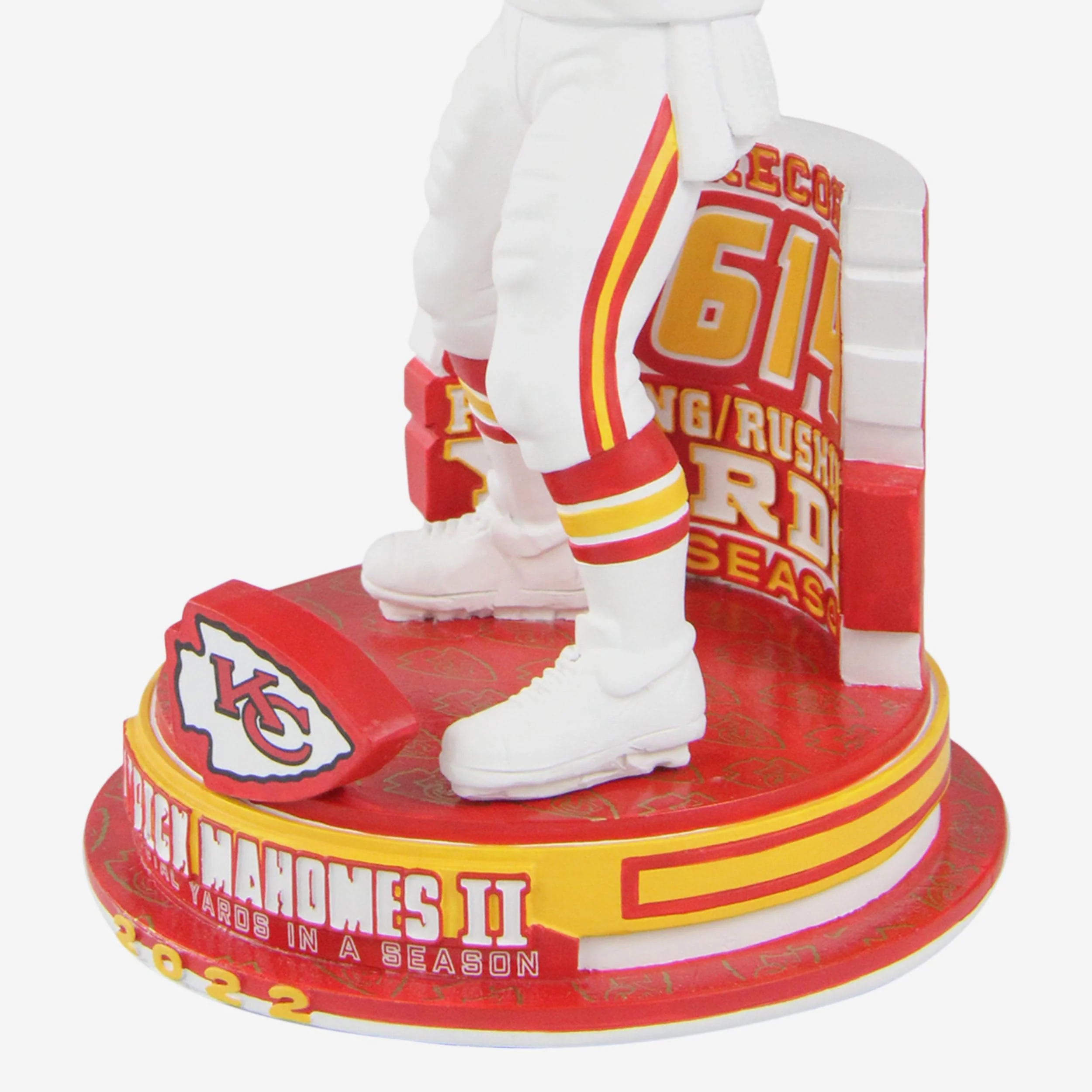 Patrick Mahomes Kansas City Chiefs NFL Single Season Total Yards Record Bobblehead - Image 3