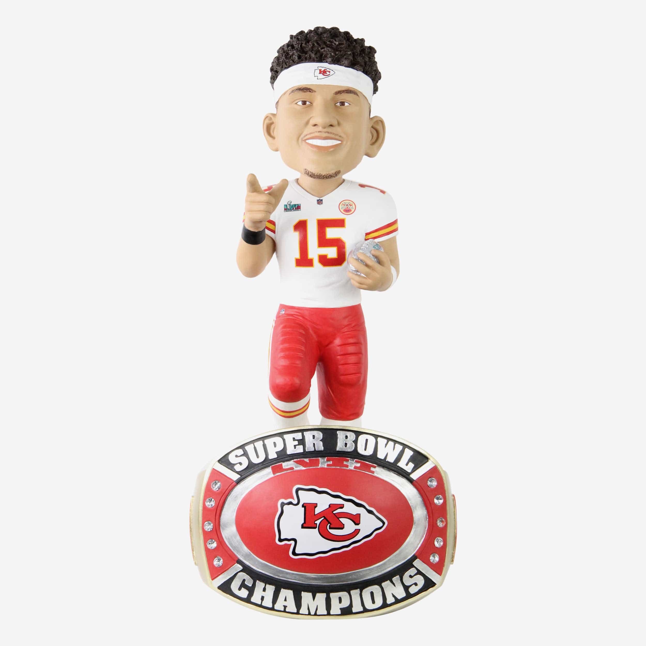 Patrick Mahomes Kansas City Chiefs Super Bowl LVII Champions 18 in Bobblehead