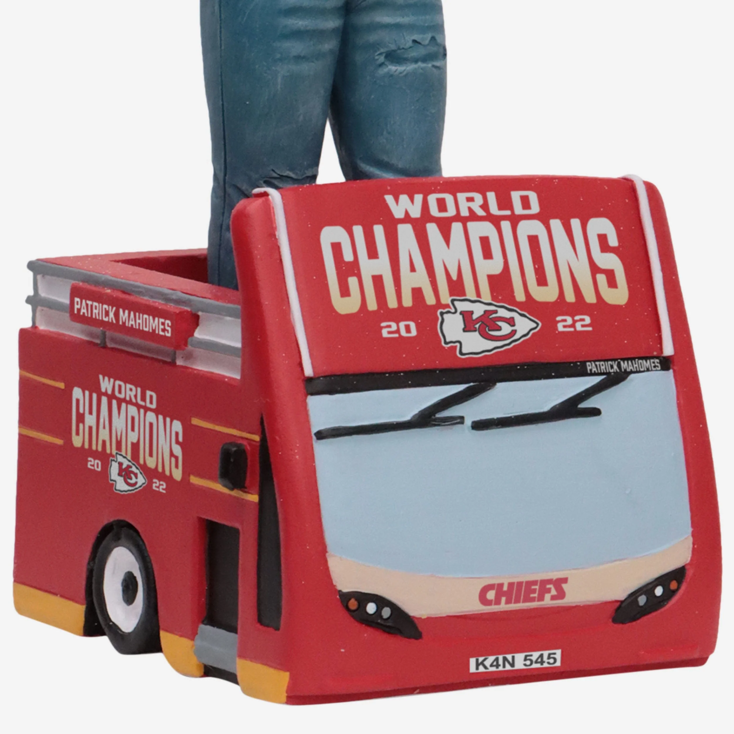 Patrick Mahomes Kansas City Chiefs Super Bowl LVII Champions Parade Bus Bobblehead - Image 3