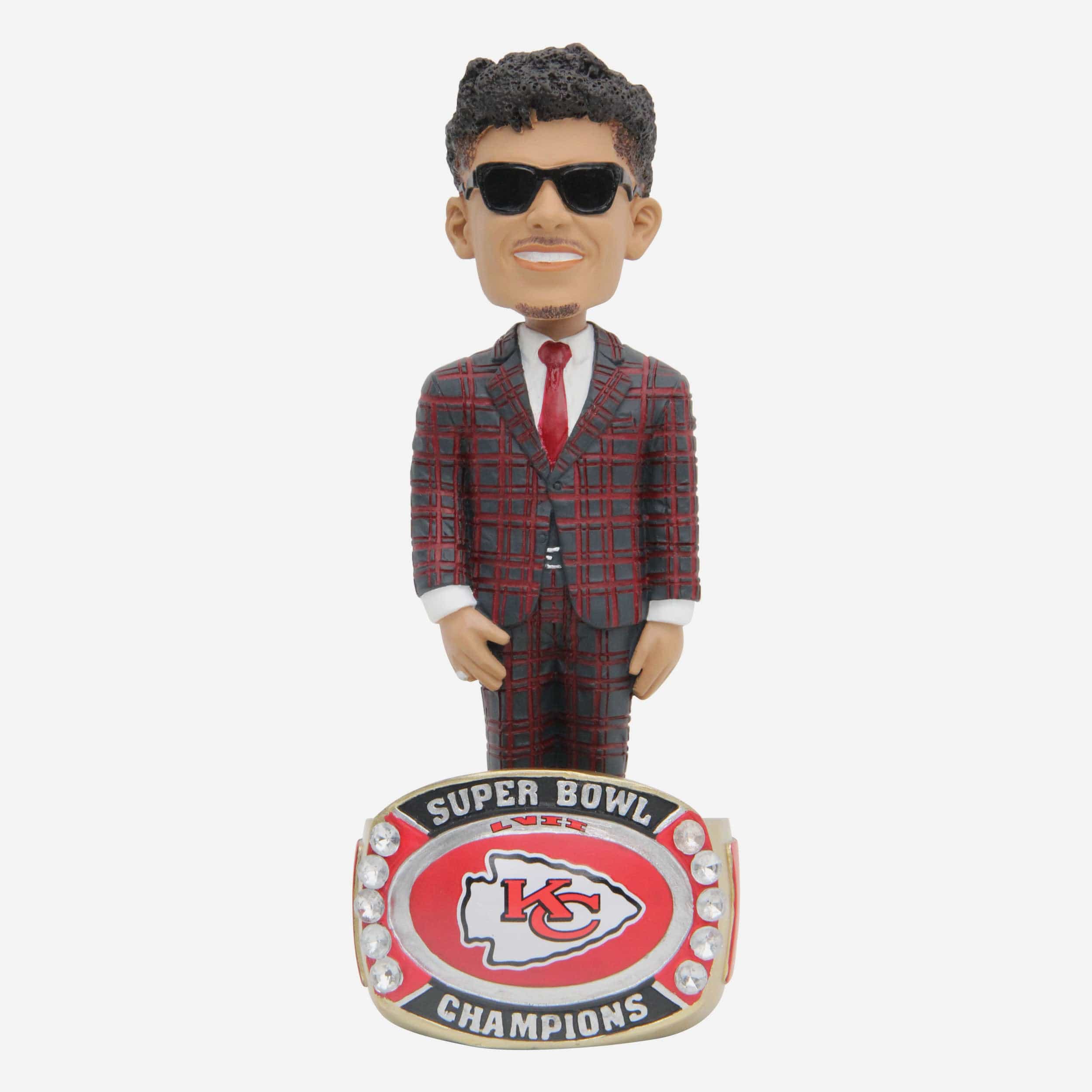 Patrick Mahomes Kansas City Chiefs Super Bowl LVII Champions Ring Base Bobblehead