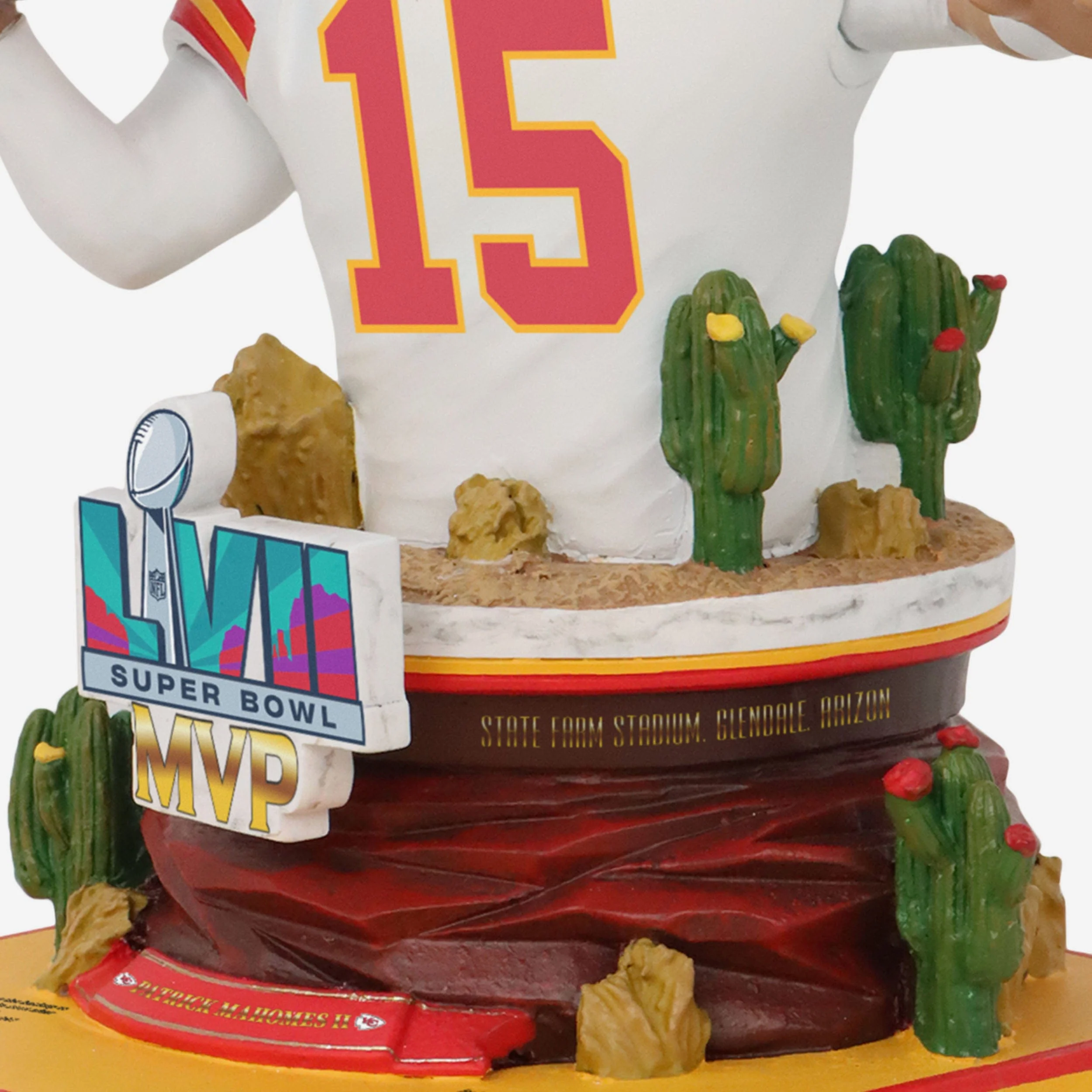 Patrick Mahomes Kansas City Chiefs Super Bowl LVII MVP Bust Bighead Bobblehead - Image 4