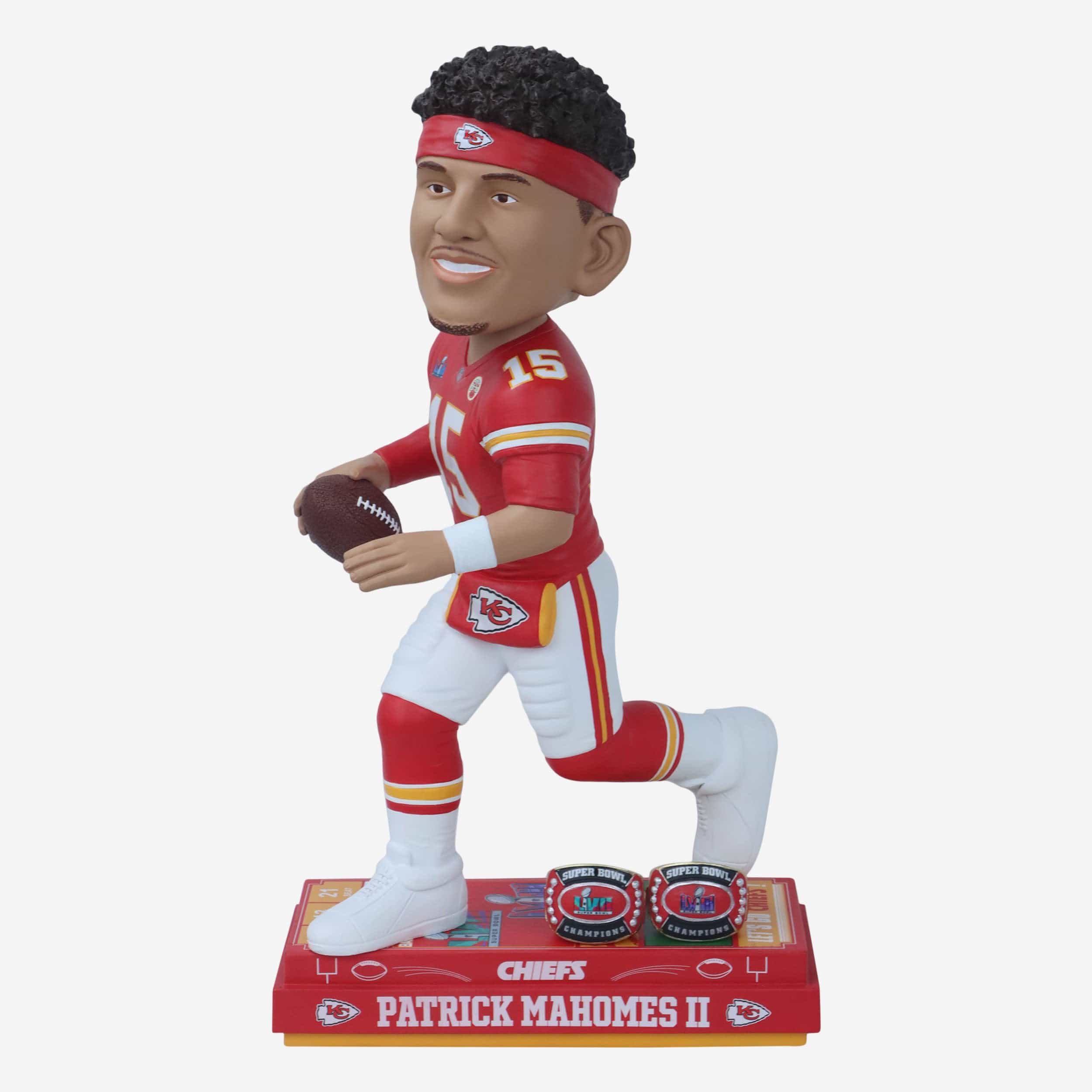 Patrick Mahomes Kansas City Chiefs Super Bowl LVIII Champions 18 in Bobblehead