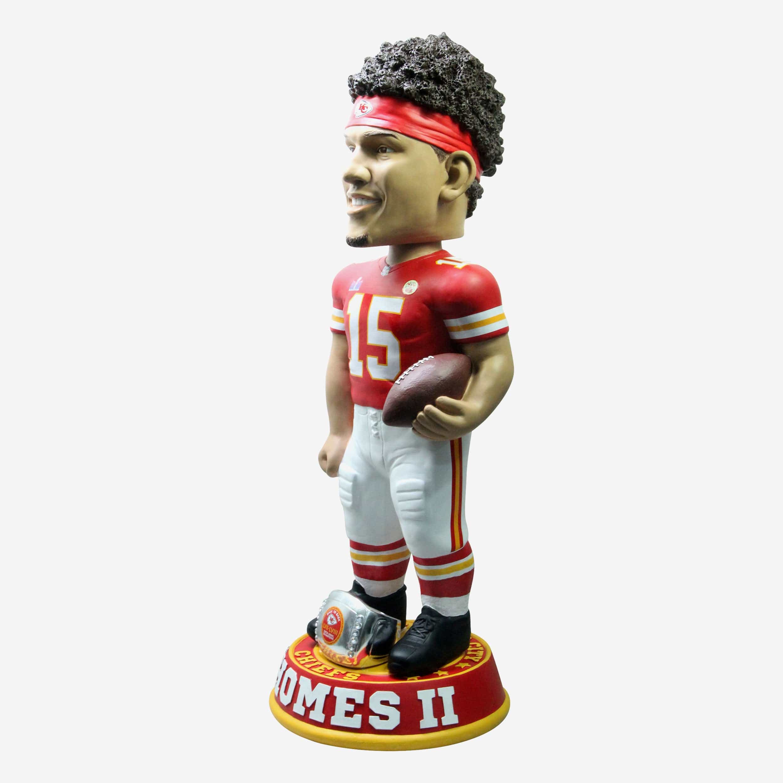 Patrick Mahomes Kansas City Chiefs Super Bowl LVIII Champions 3 Ft Bobblehead - Image 4