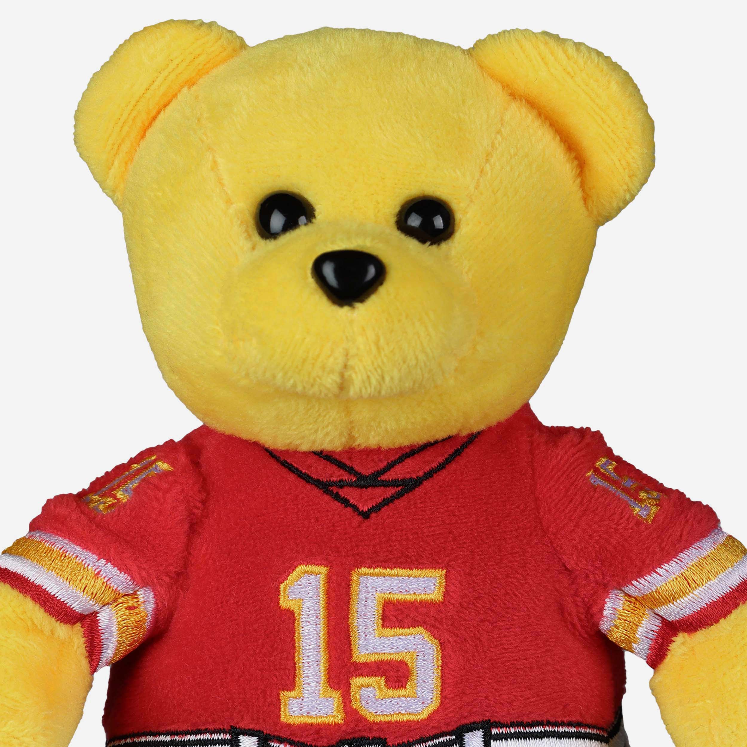 Patrick Mahomes Kansas City Chiefs Team Beans Embroidered Player Bear - Image 2