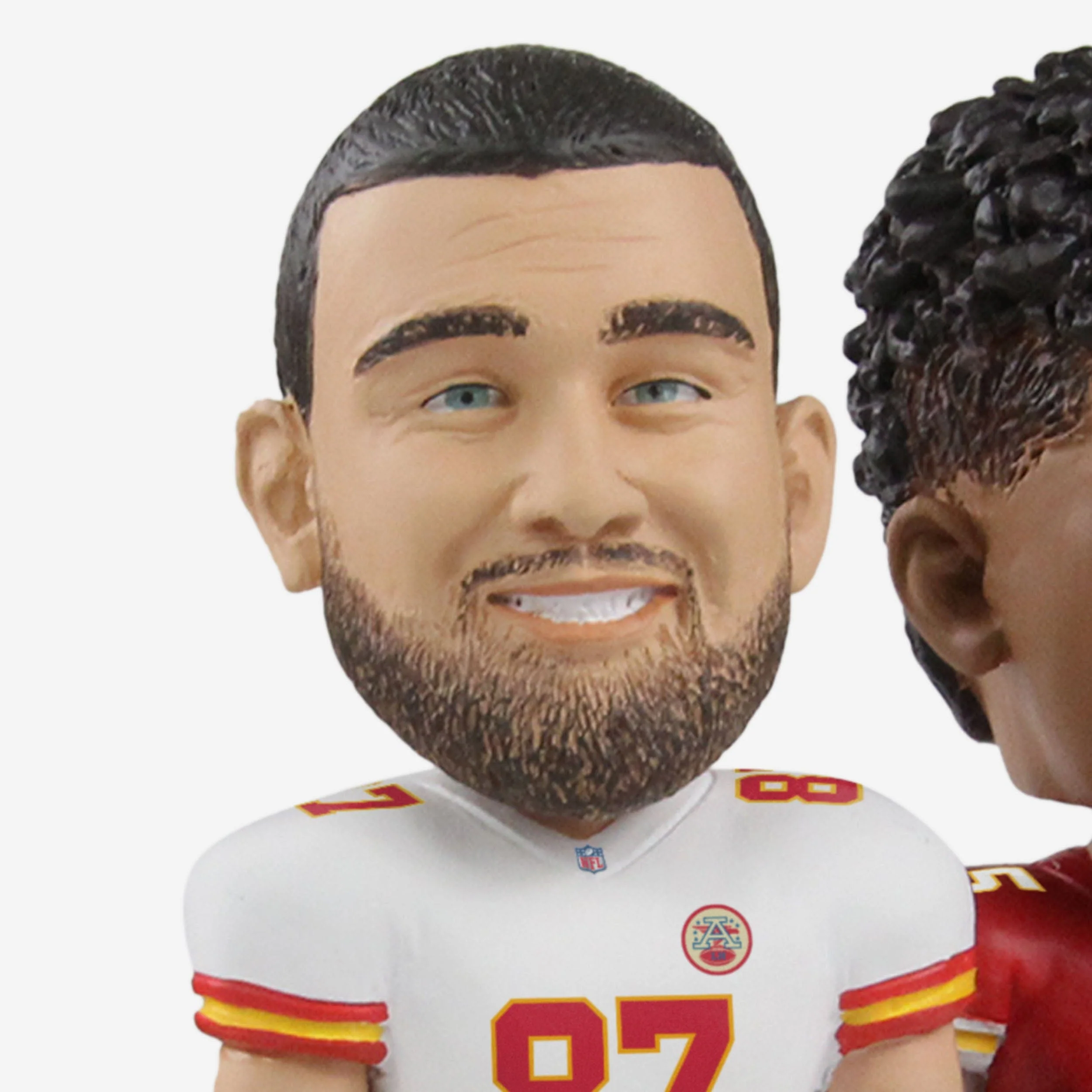 Patrick Mahomes & Travis Kelce & Juju Smith-Schuster Kansas City Chiefs Triple Bobblehead - Image 3