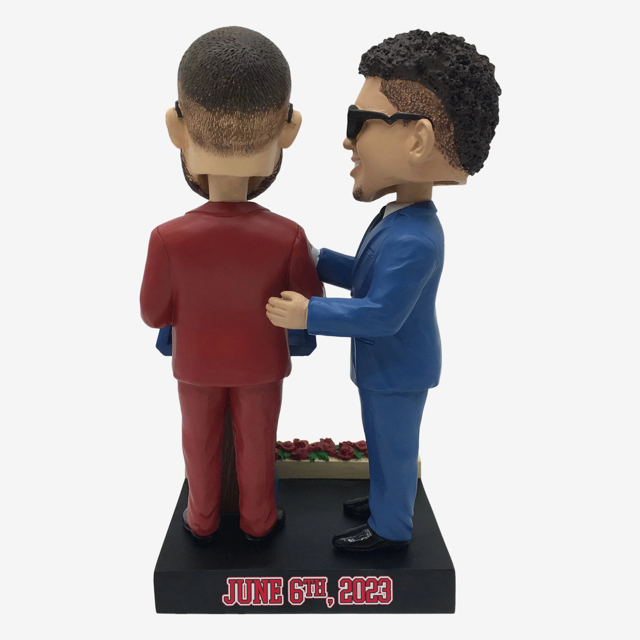 Patrick Mahomes & Travis Kelce Presidential Podium Dual Bobblehead - Image 5