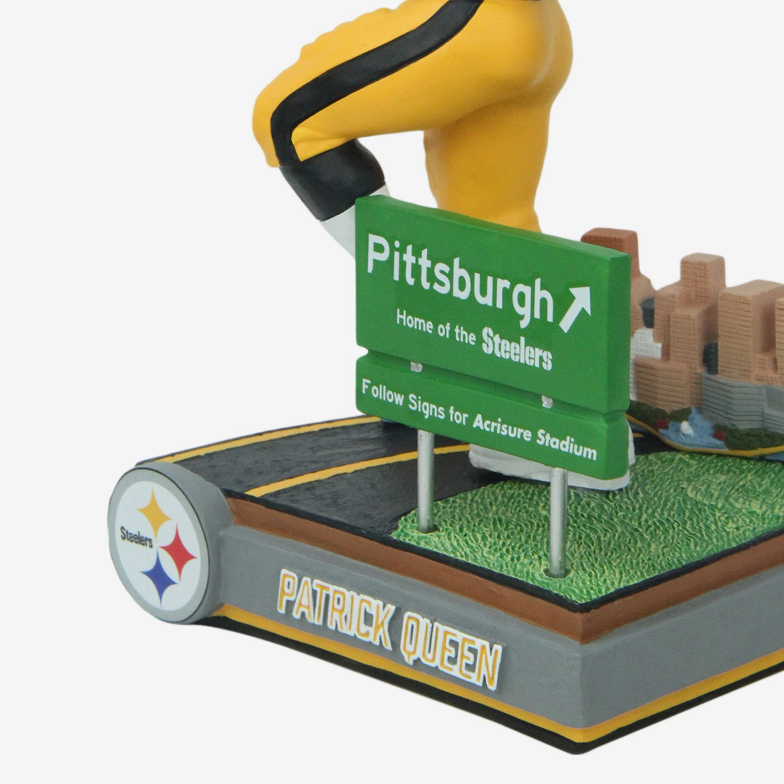 Patrick Queen Pittsburgh Steelers Next Stop Bobblehead - Image 3