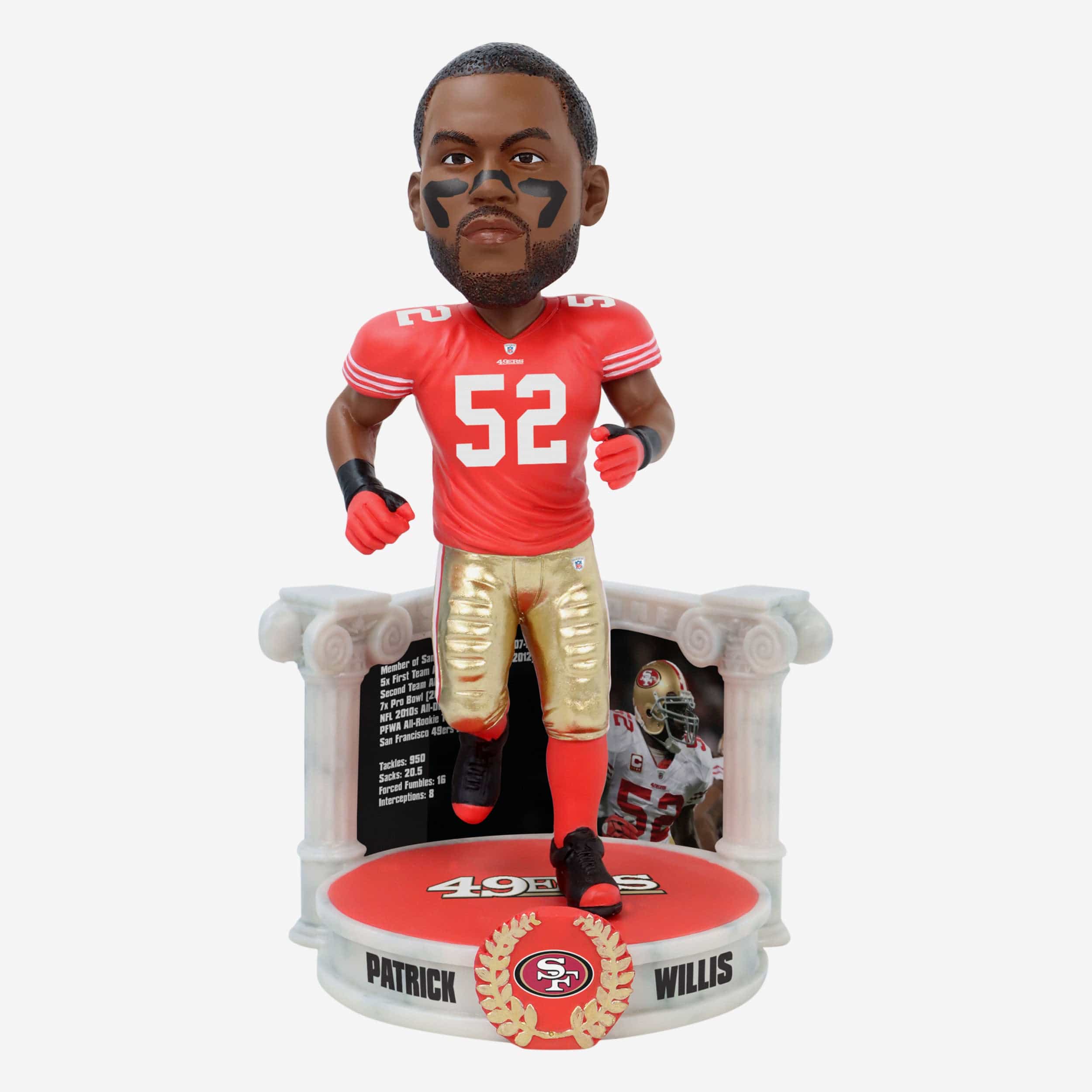 Patrick Willis San Francisco 49ers Career Retrospective Bobblehead