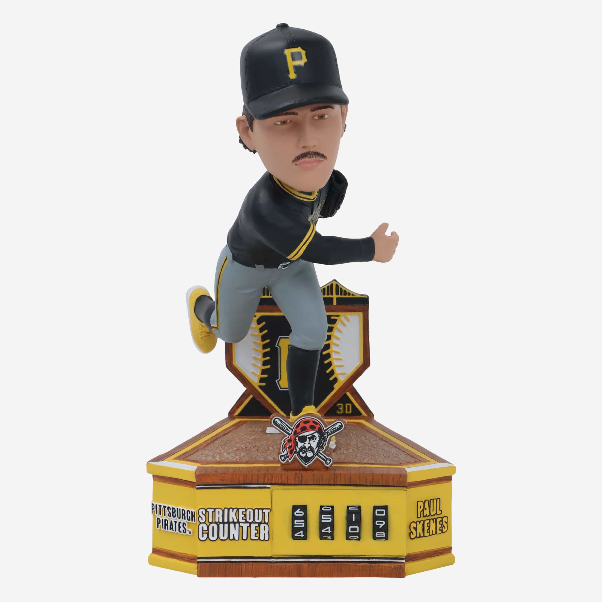 Paul Skenes Pittsburgh Pirates Career Strikeout Counter Bobblehead