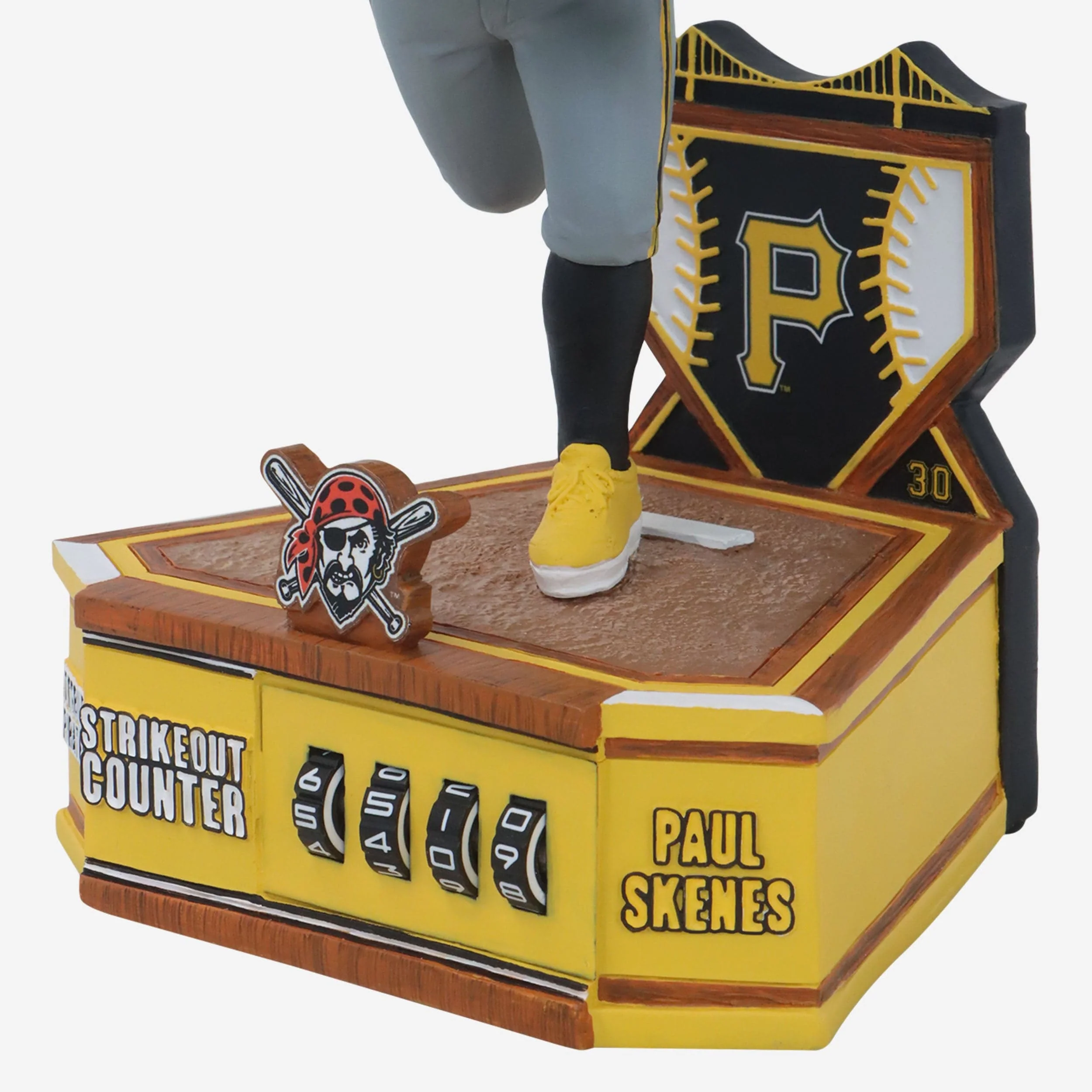 Paul Skenes Pittsburgh Pirates Career Strikeout Counter Bobblehead - Image 3