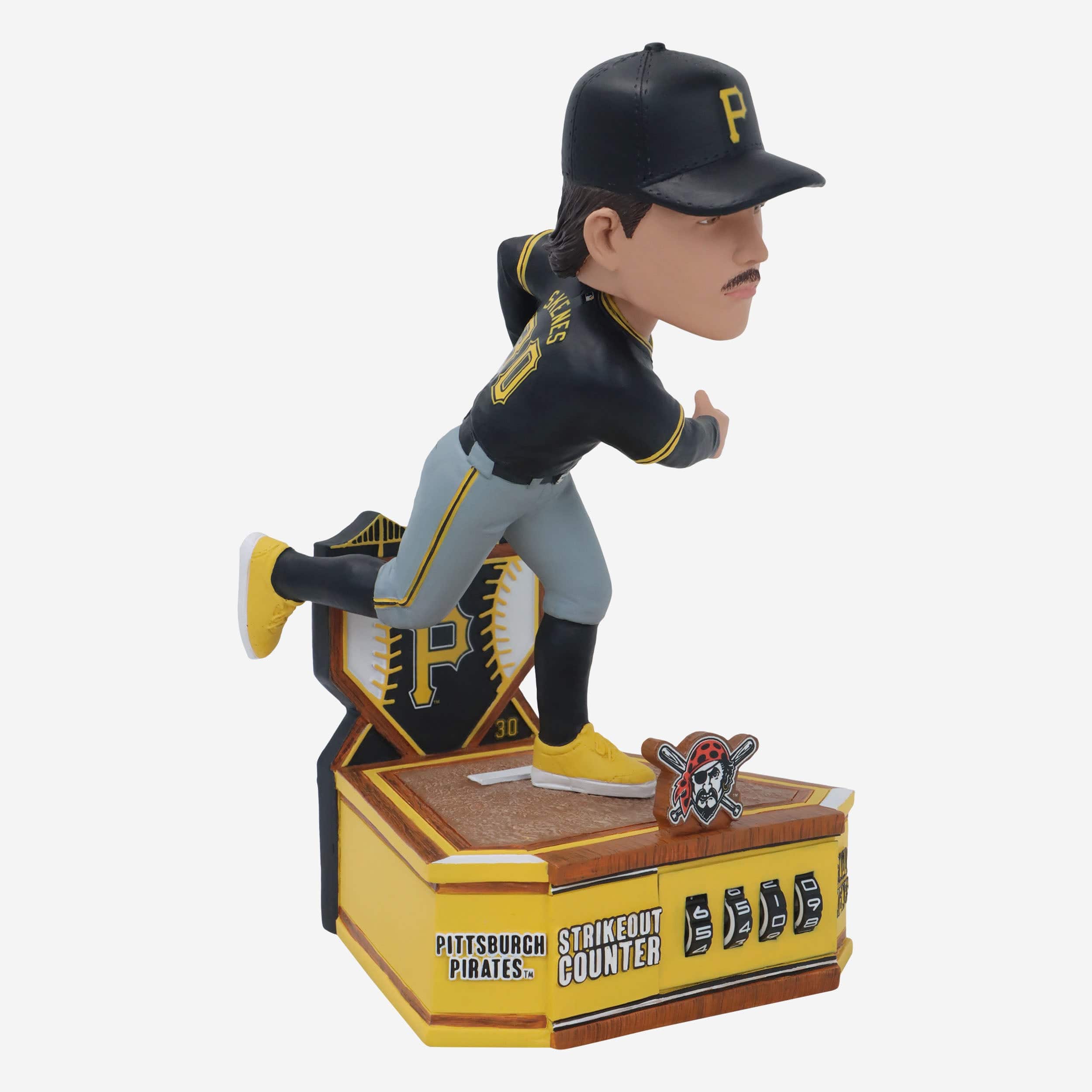 Paul Skenes Pittsburgh Pirates Career Strikeout Counter Bobblehead - Image 4