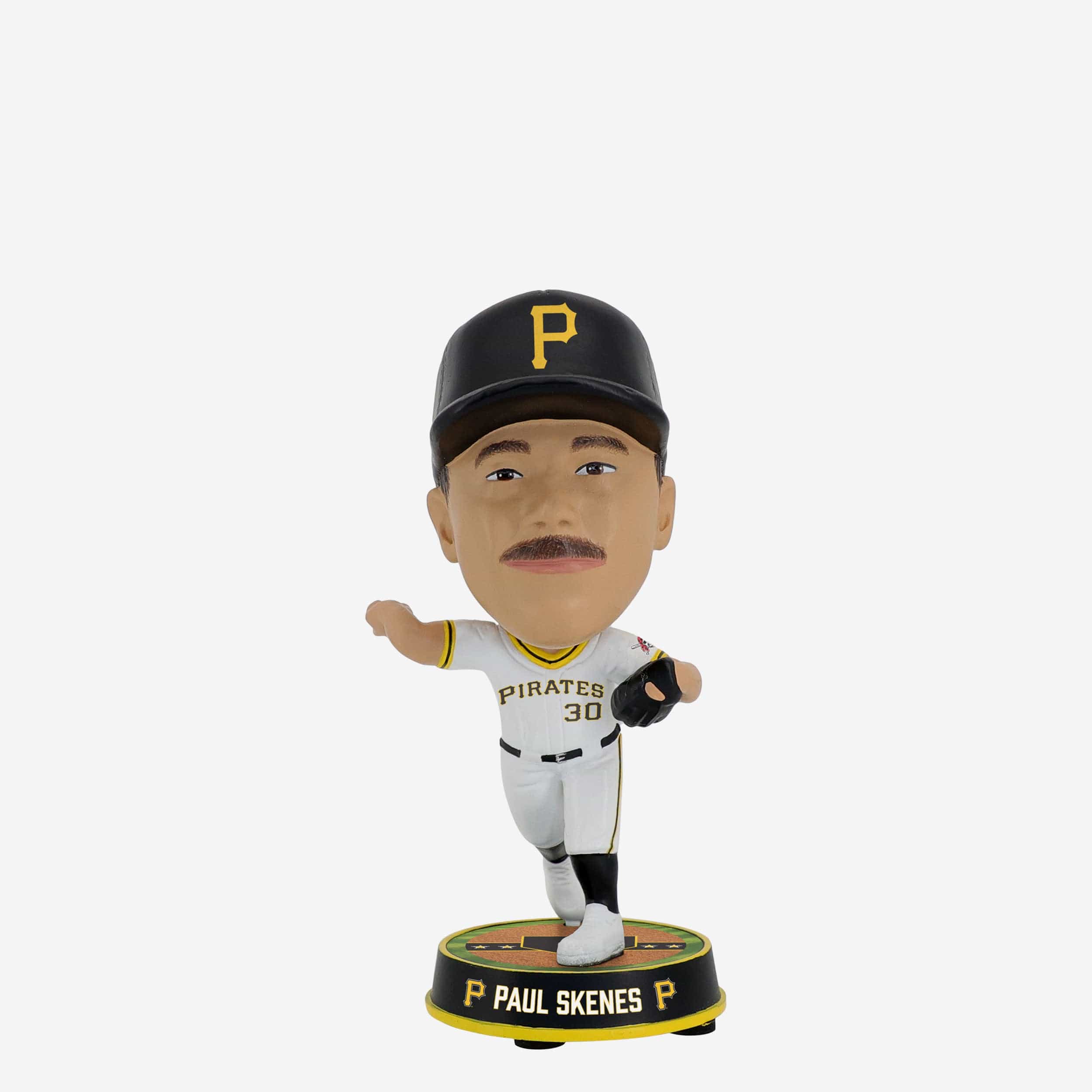 Paul Skenes Pittsburgh Pirates Field Stripe Mini Bighead Bobblehead