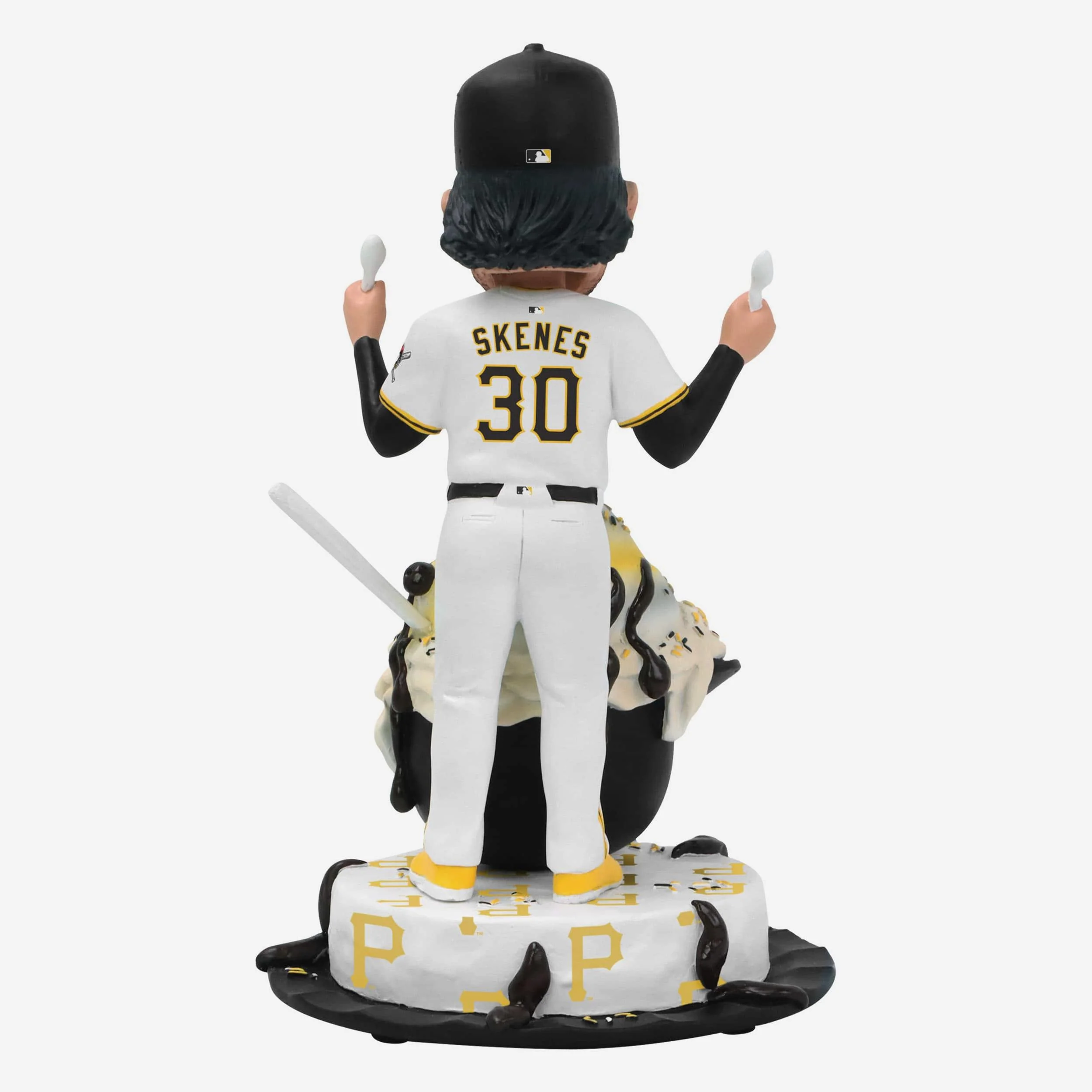 Paul Skenes Pittsburgh Pirates Ice Cream Helmet Bobblehead - Image 5