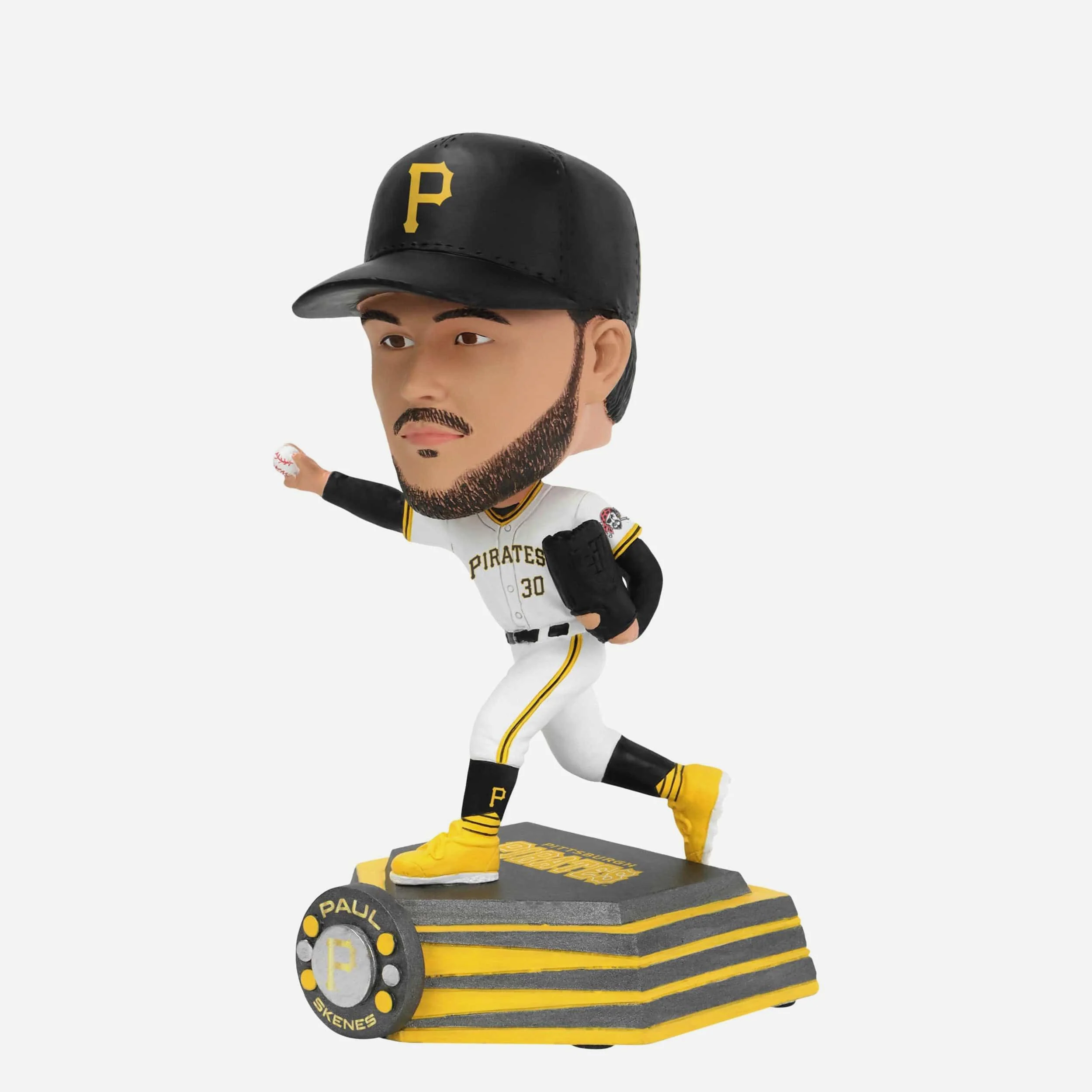 Paul Skenes Pittsburgh Pirates Medium Bighead Bobblehead - Image 4