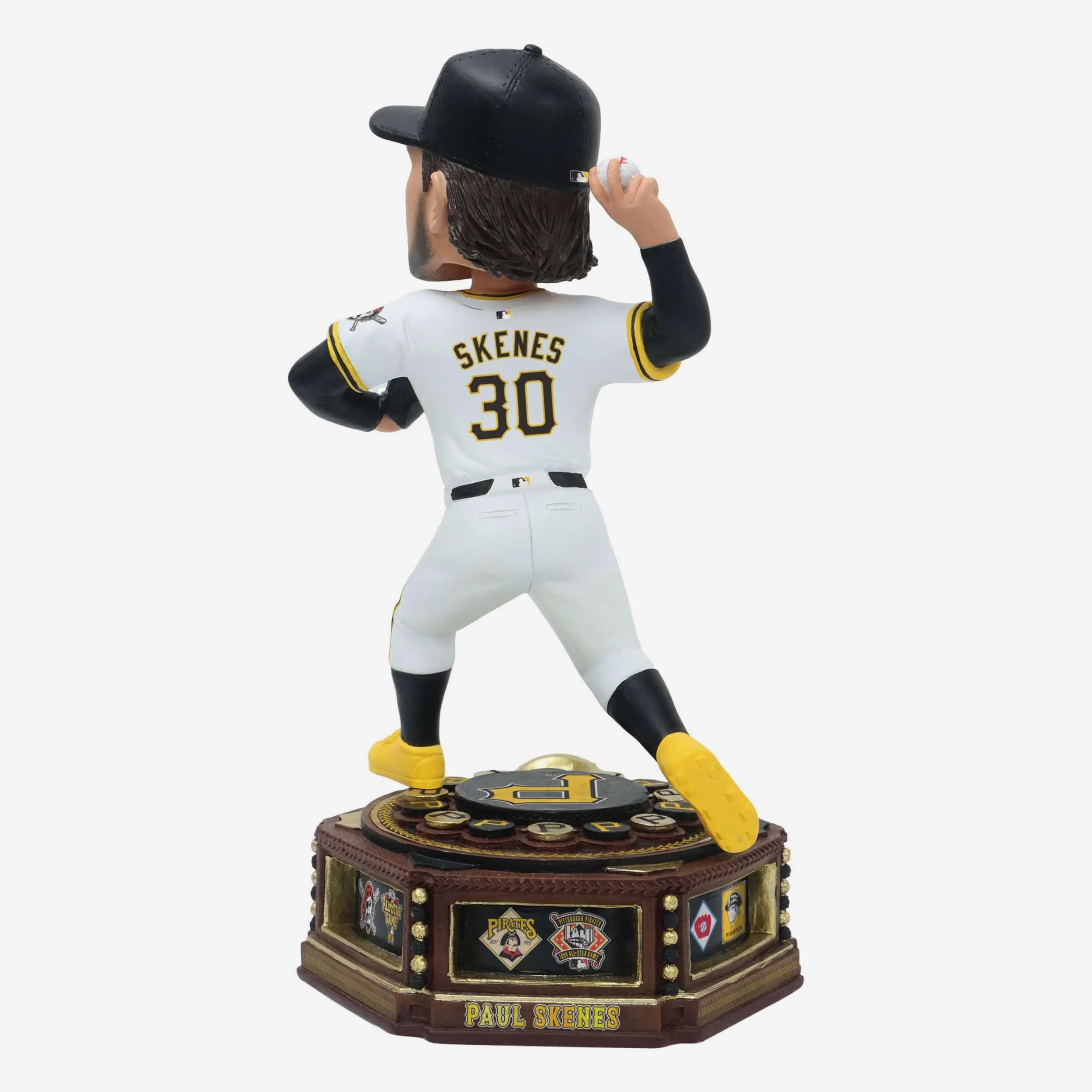 Paul Skenes Pittsburgh Pirates Patch Collection Bobblehead - Image 5
