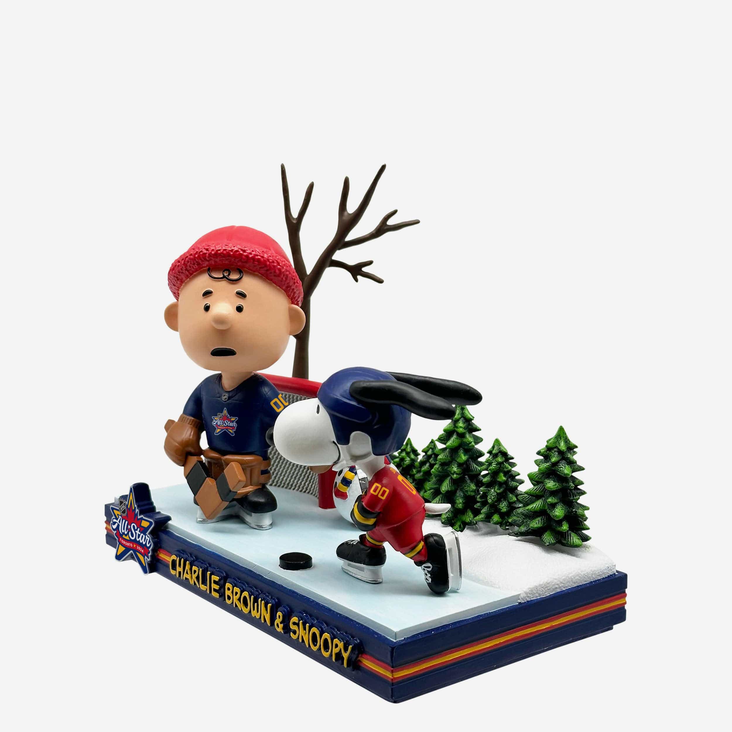 Peanuts Commemorative 2024 NHL All-Star Mini Bobblehead Scene - Image 5