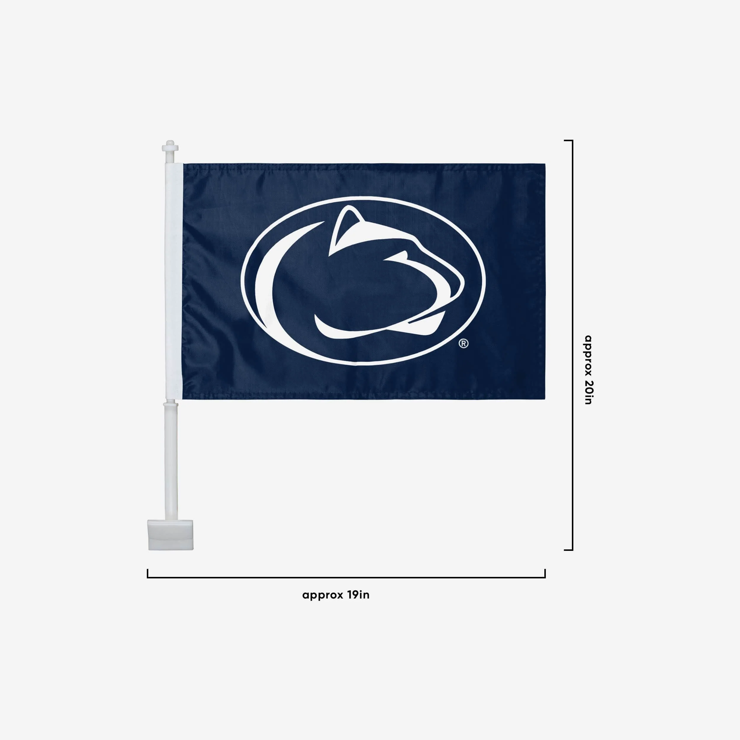 Penn State Nittany Lions 2 Pack Solid Car Flag - Image 3