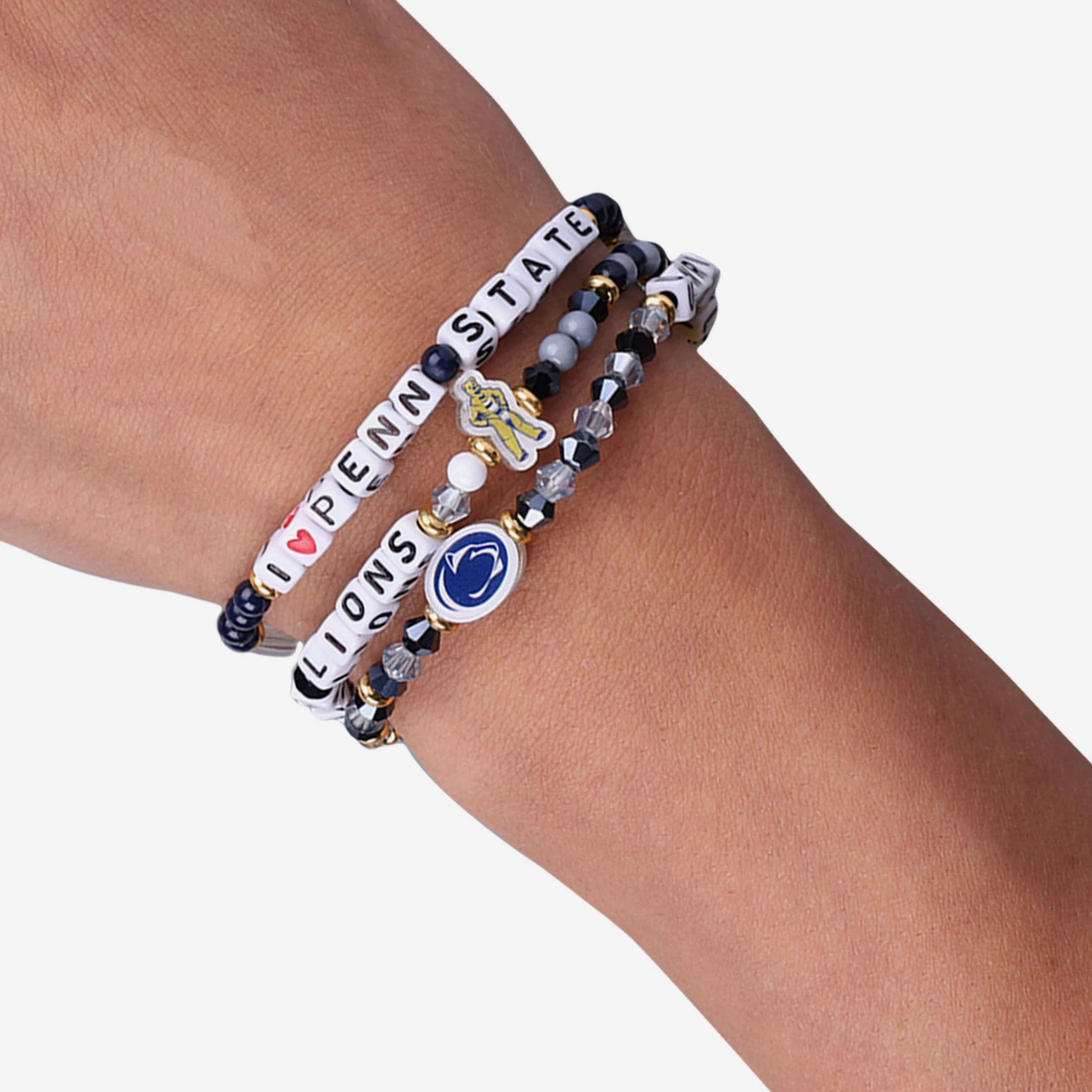 Penn State Nittany Lions 3 Pack Friendship Bracelet - Image 4