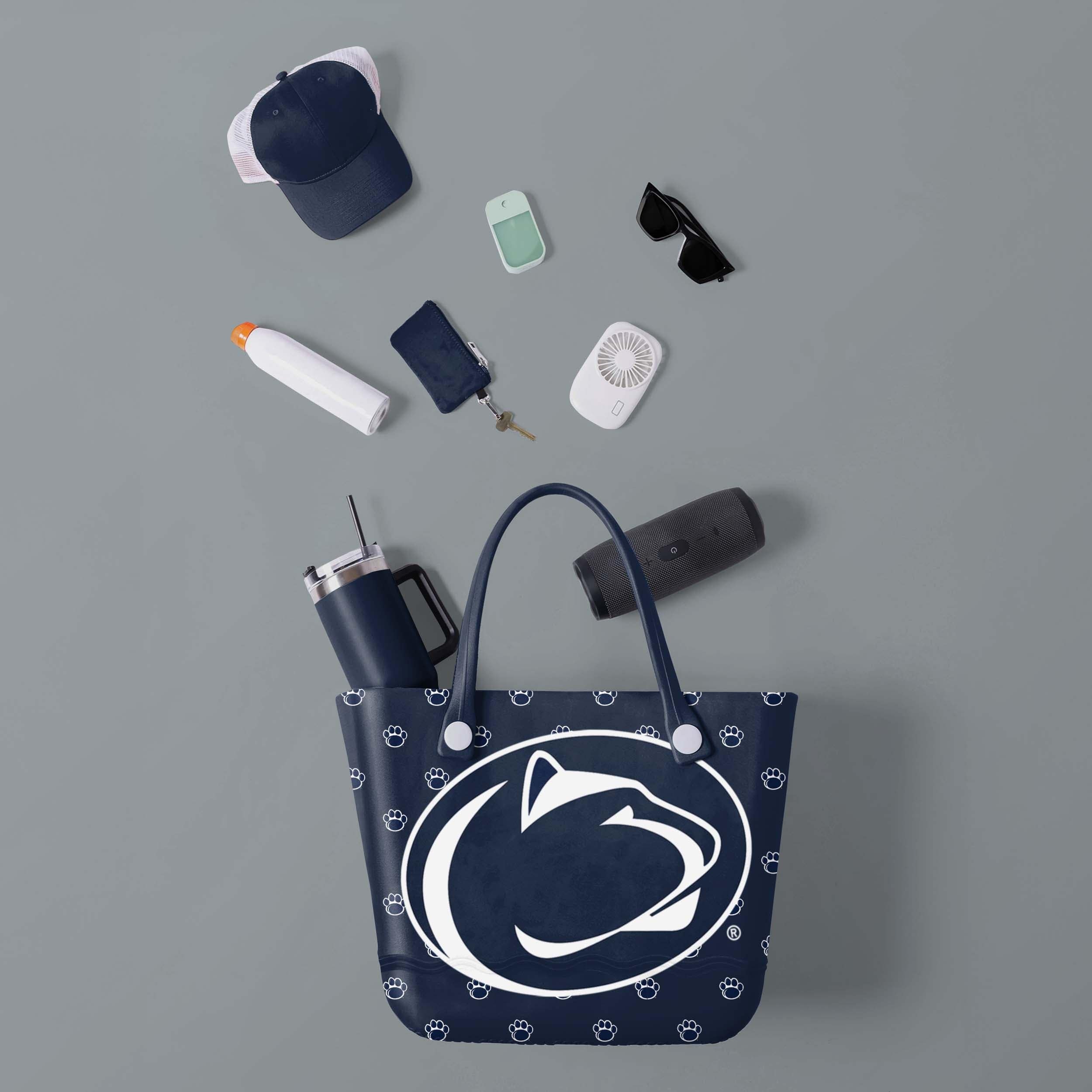 Penn State Nittany Lions Big Logo Mini Print Tailgate Tote Bag - Image 2