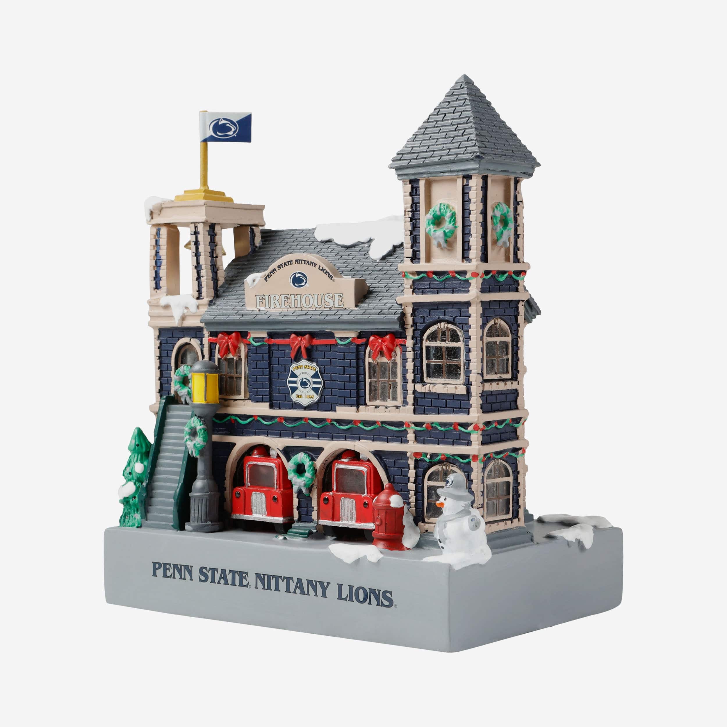 Penn State Nittany Lions Light Up Resin Team Firehouse - Image 4