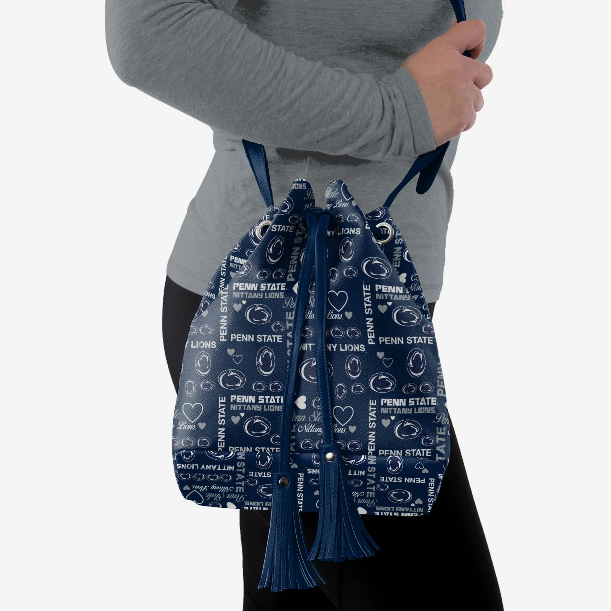 Penn State Nittany Lions Logo Love Cinch Purse - Image 2