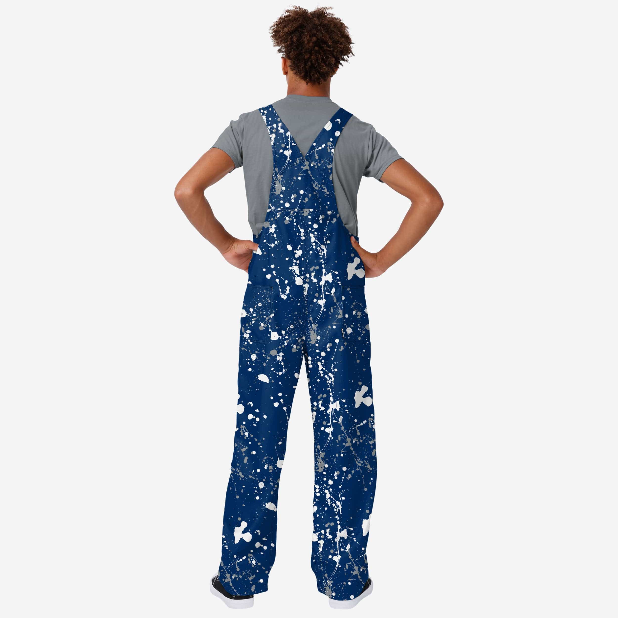 Penn State Nittany Lions Mens Paint Splatter Bib Overalls - Image 2