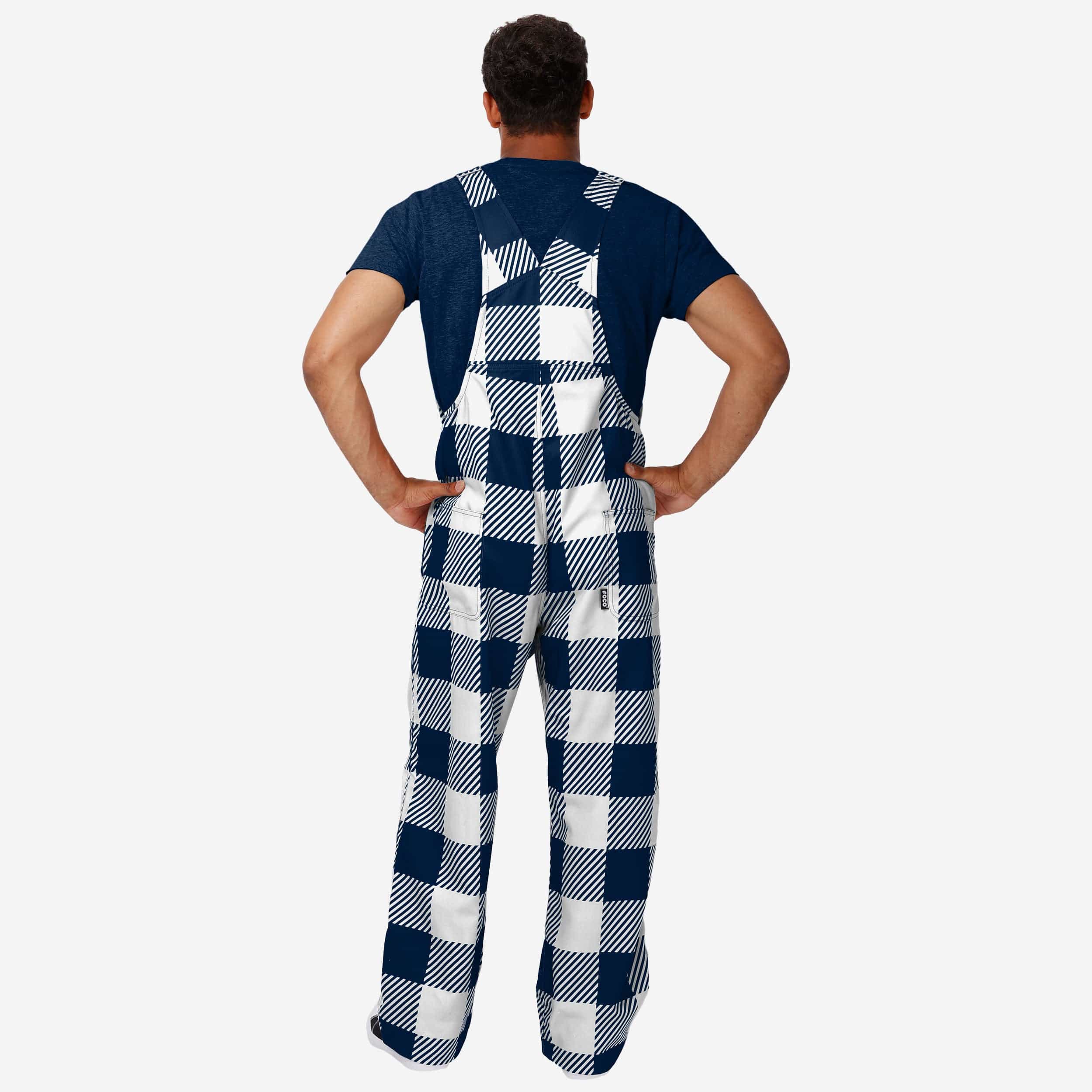Penn State Nittany Lions Mens Plaid Bib Overalls - Image 2
