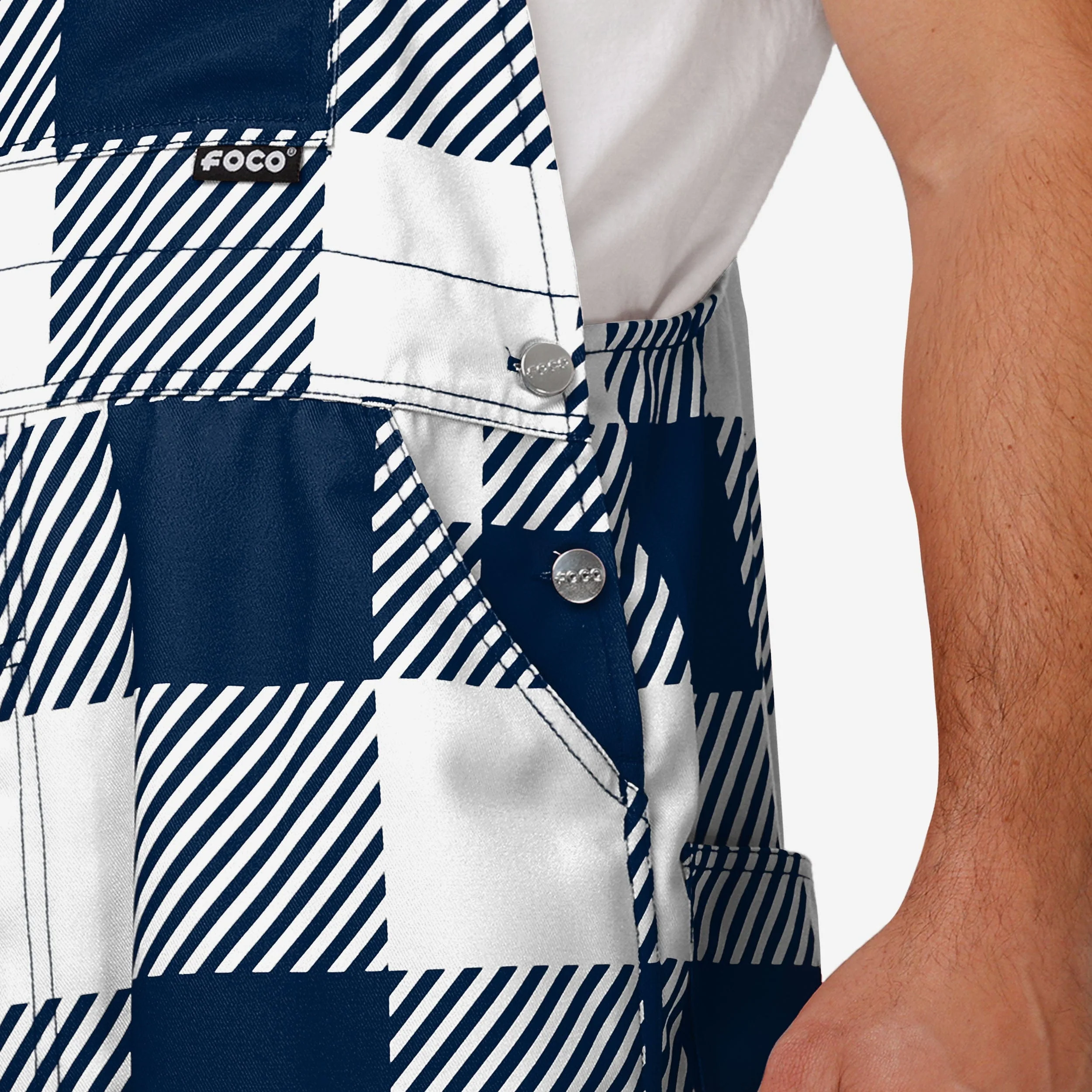 Penn State Nittany Lions Mens Plaid Bib Overalls - Image 5