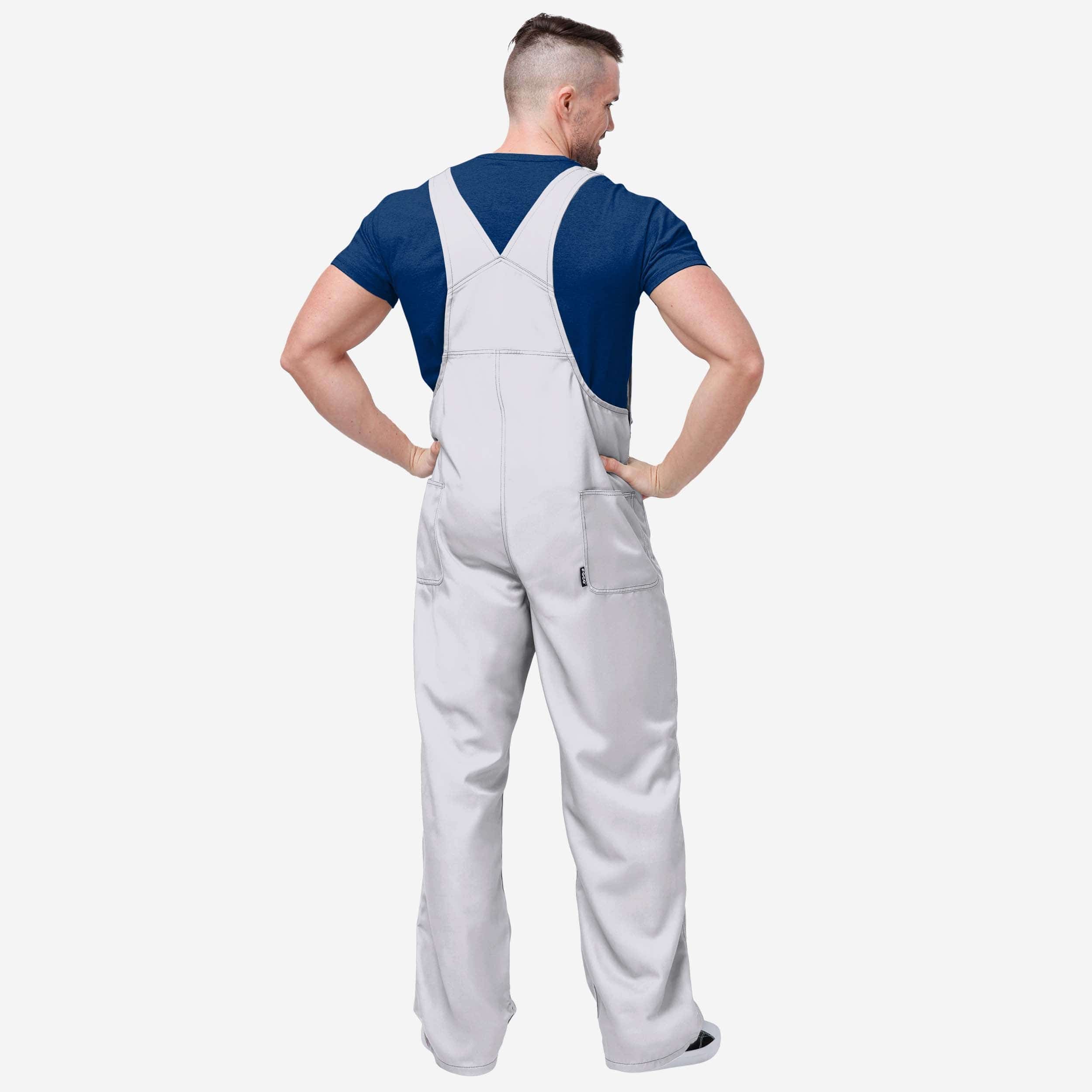 Penn State Nittany Lions Mens Solid White Thematic Bib Overalls - Image 2