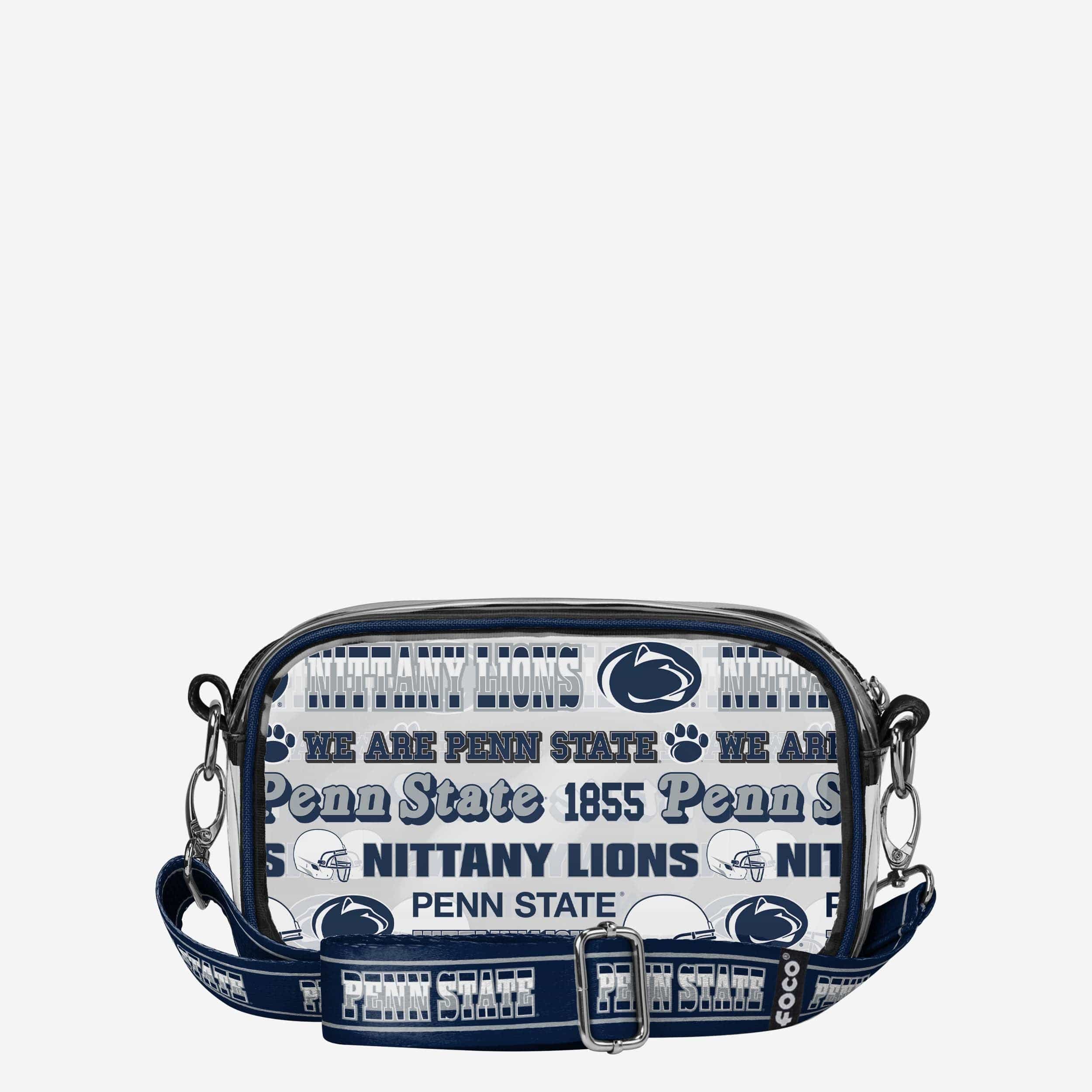 Penn State Nittany Lions Repeat Retro Print Clear Crossbody Bag - Image 5