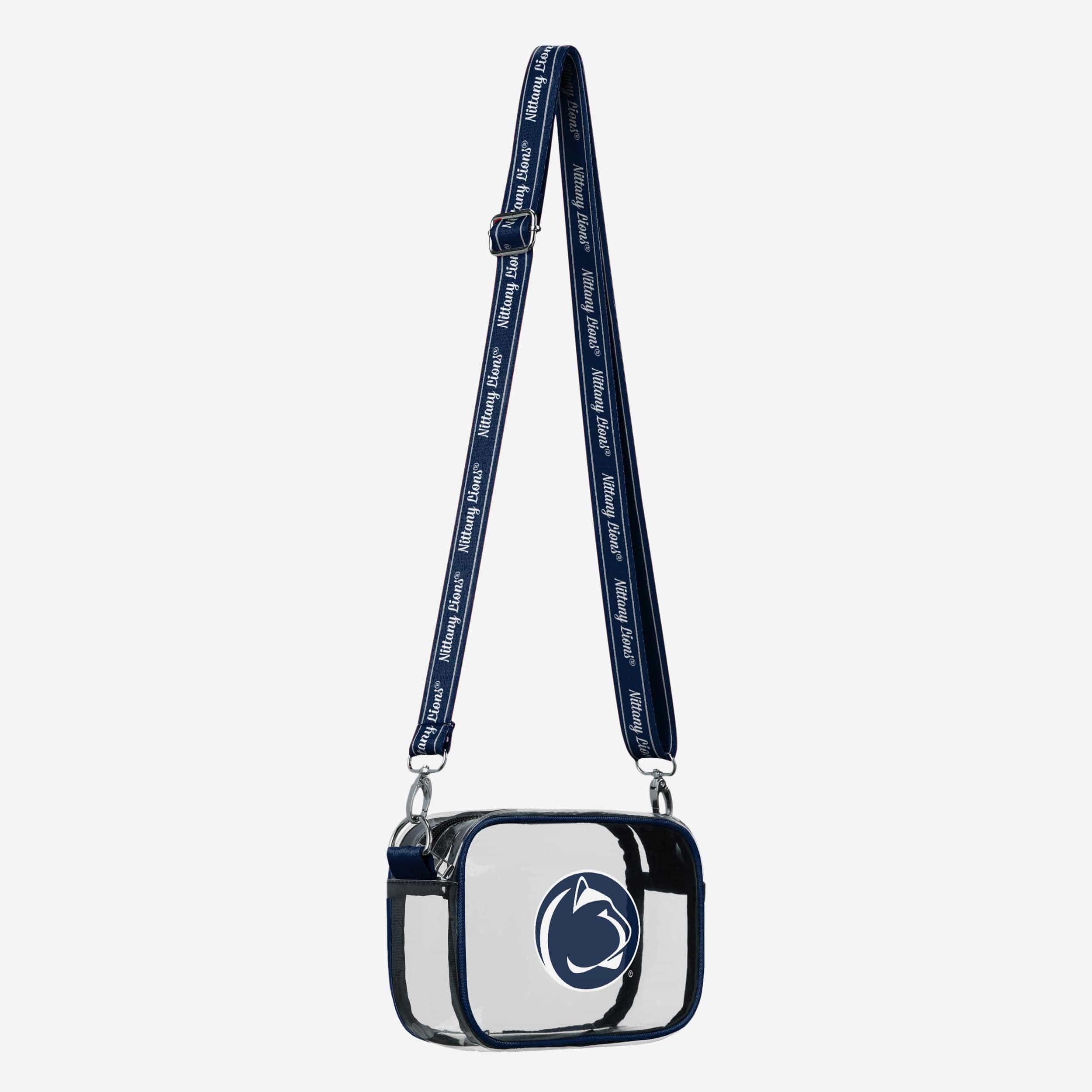 Penn State Nittany Lions Team Stripe Clear Crossbody Bag - Image 2