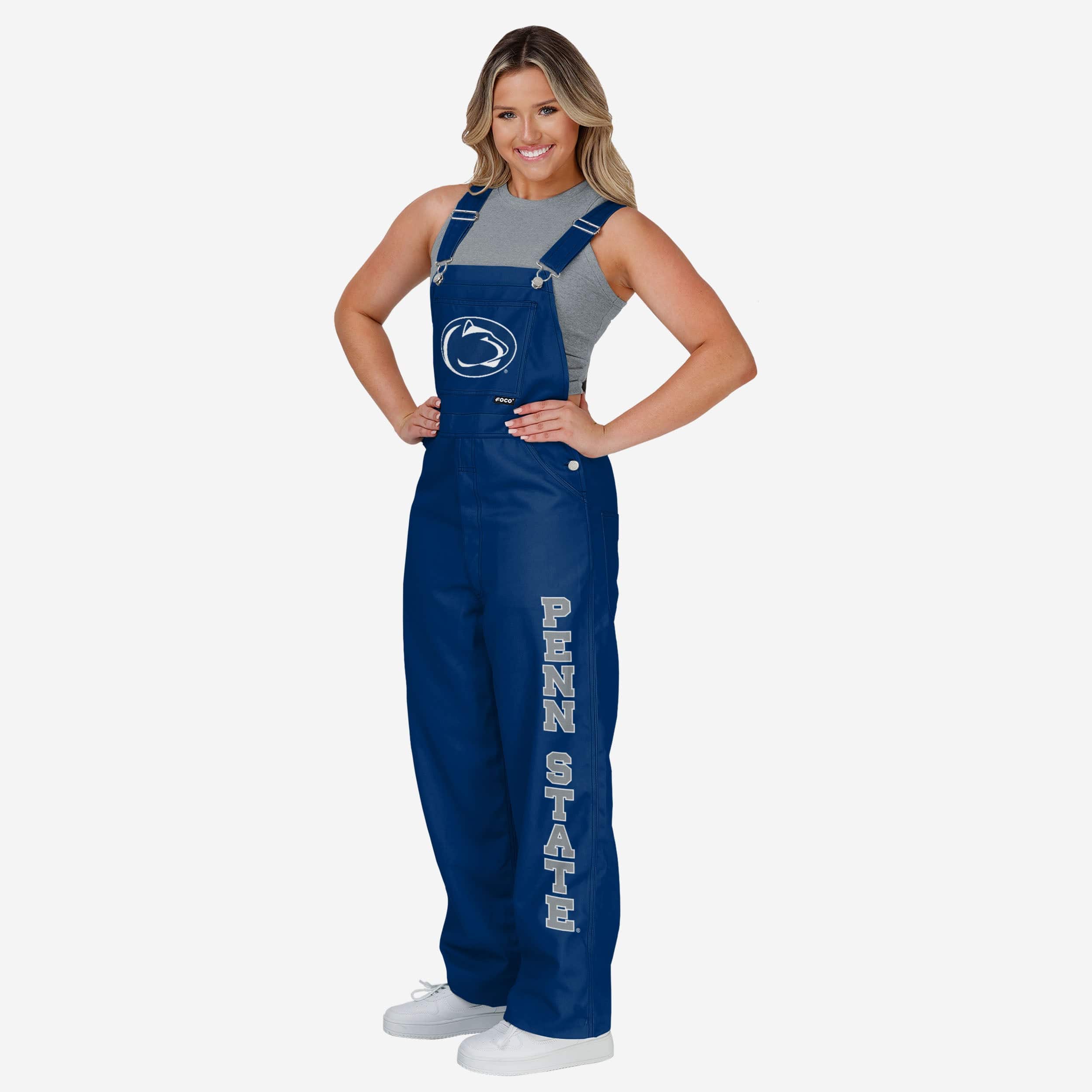 Penn State Nittany Lions Womens Big Logo Bib Overalls