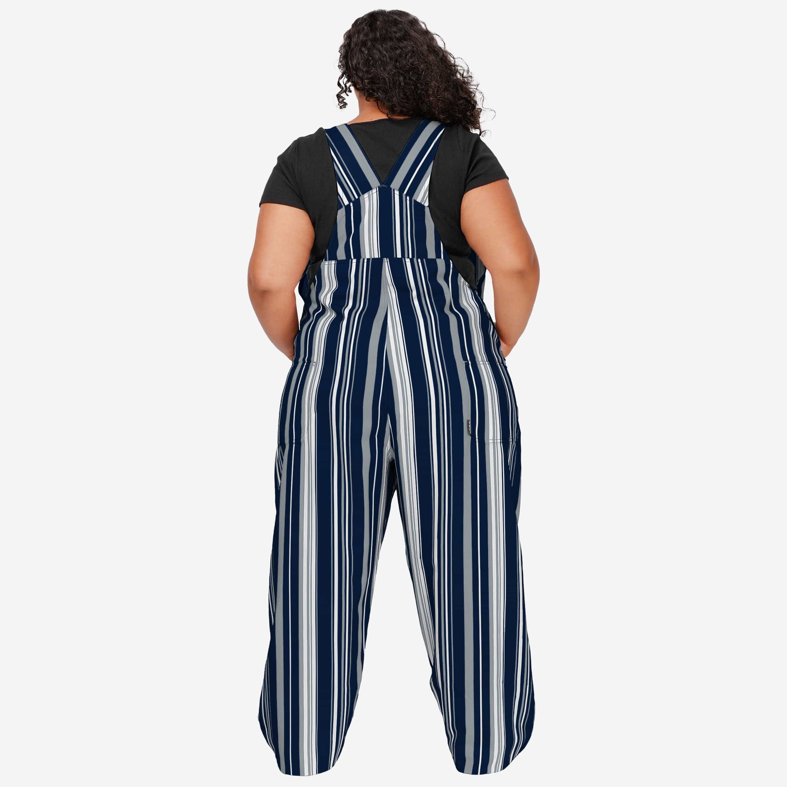 Penn State Nittany Lions Womens Hyper Stripe Bib Overalls - Image 2