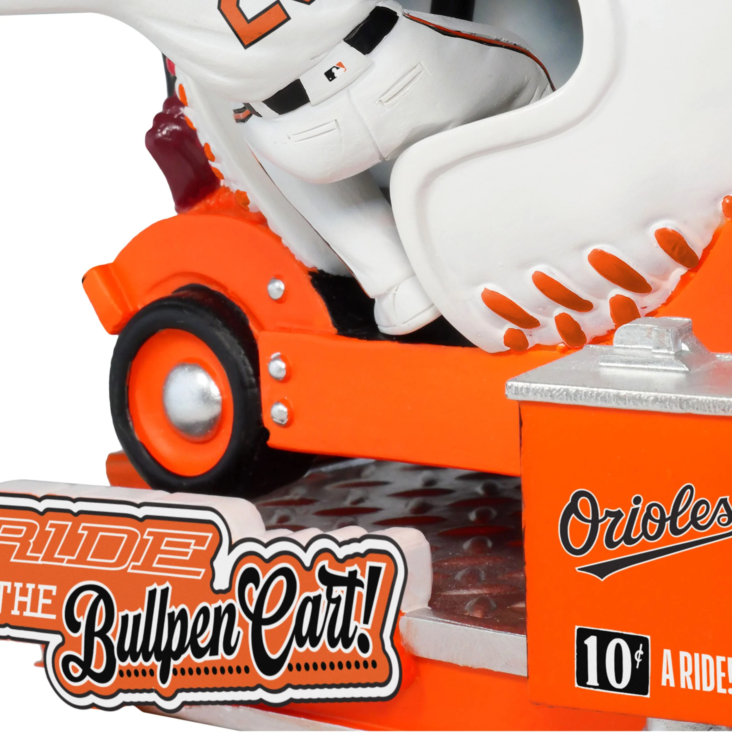 Pete Alonso Baltimore Orioles Bullpen Cart Bobblehead - Image 3