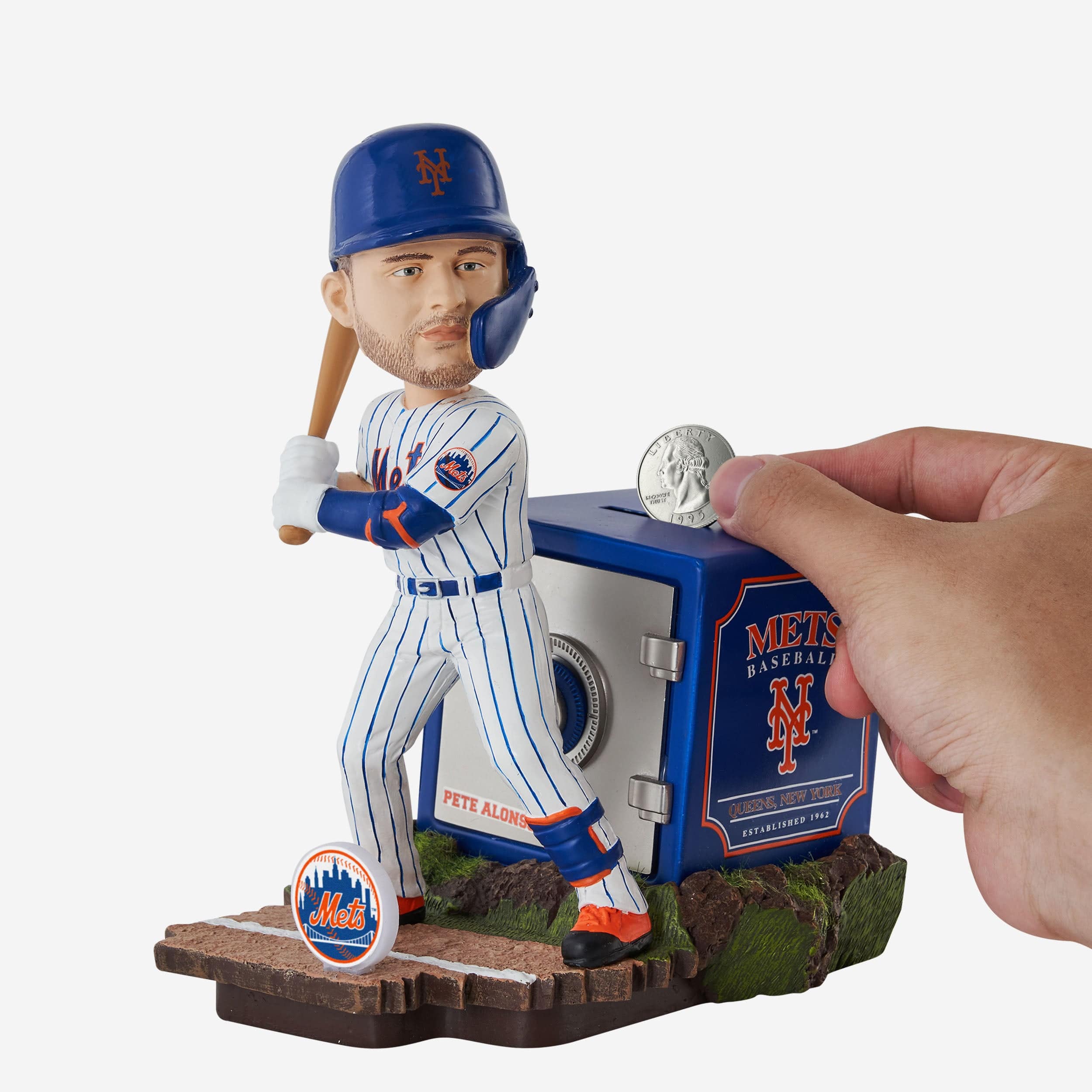 Pete Alonso New York Mets Bank Bobblehead - Image 3