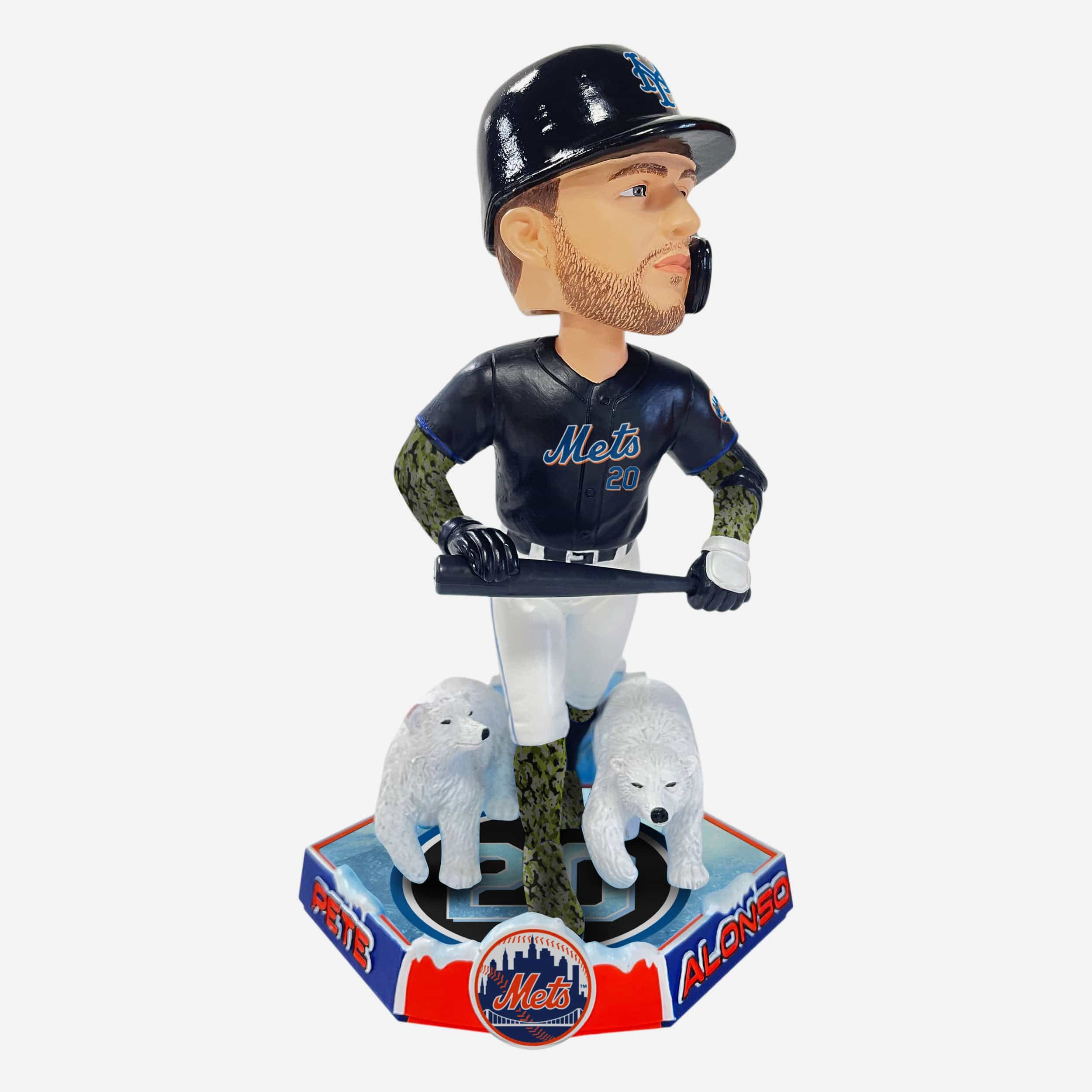Pete Alonso New York Mets Polar Bear Bobblehead