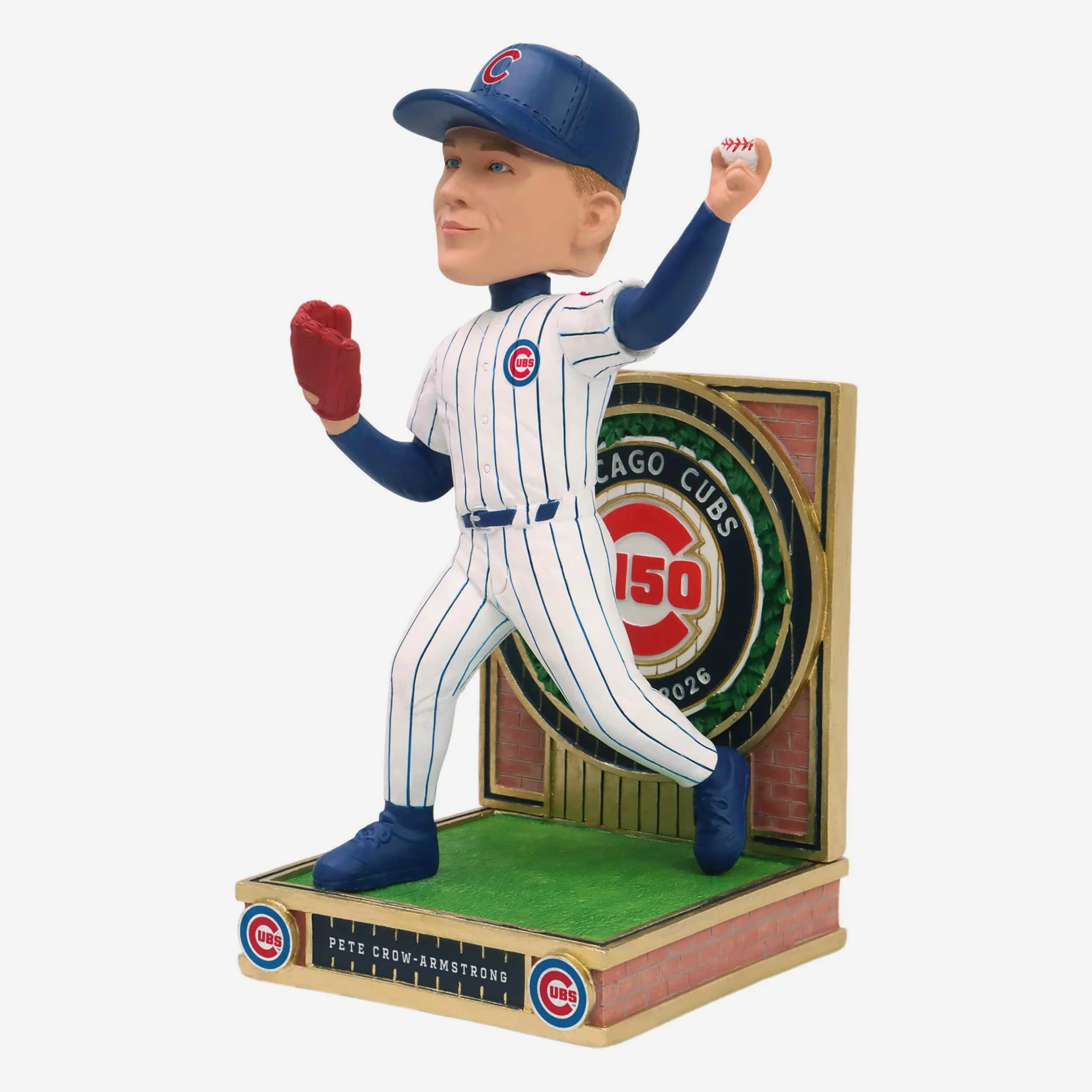 Pete Crow-Armstrong Chicago Cubs 150th Anniversary Season Bobblehead - Image 4
