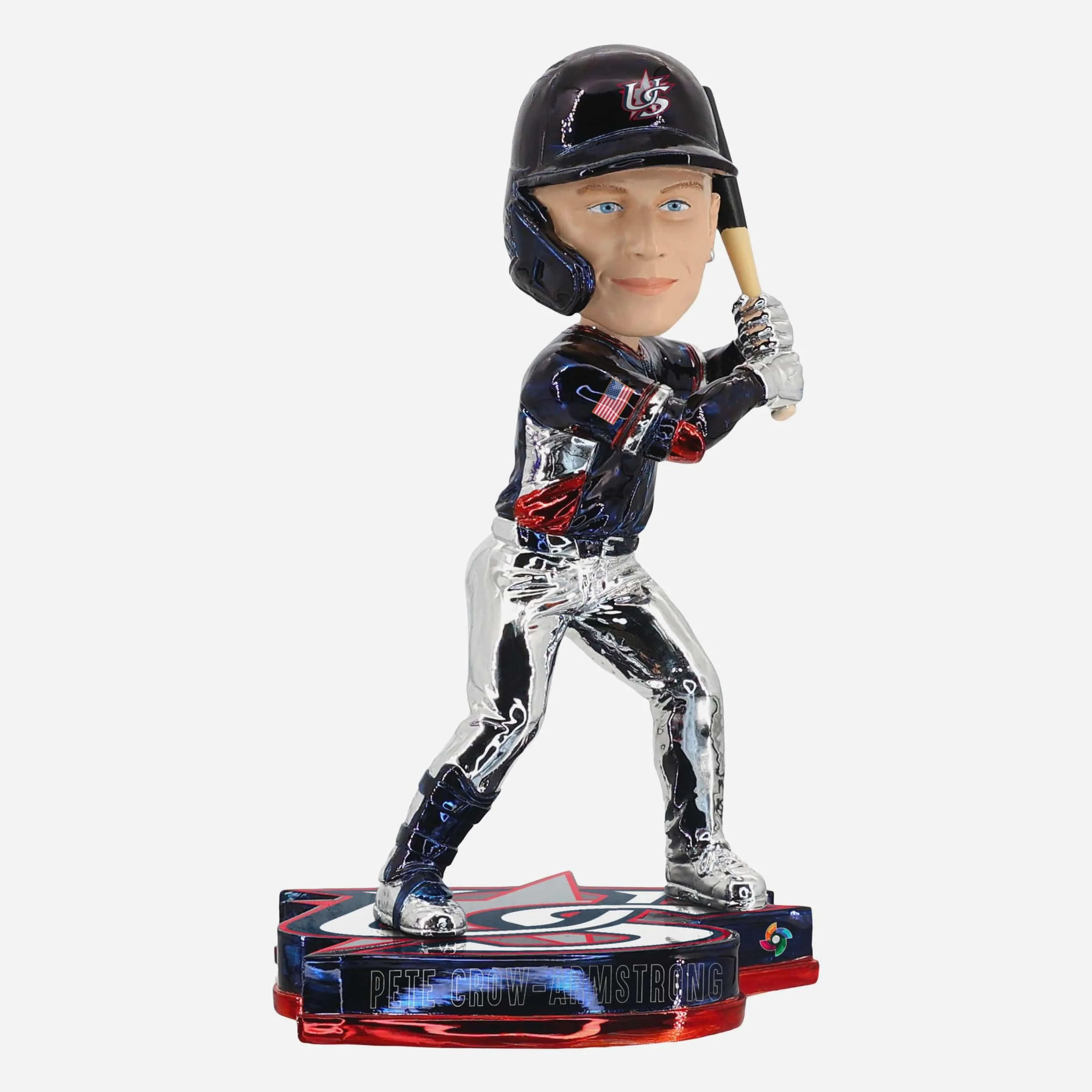 Pete Crow-Armstrong USA 2026 World Baseball Classic Electroplated Edition Bobblehead