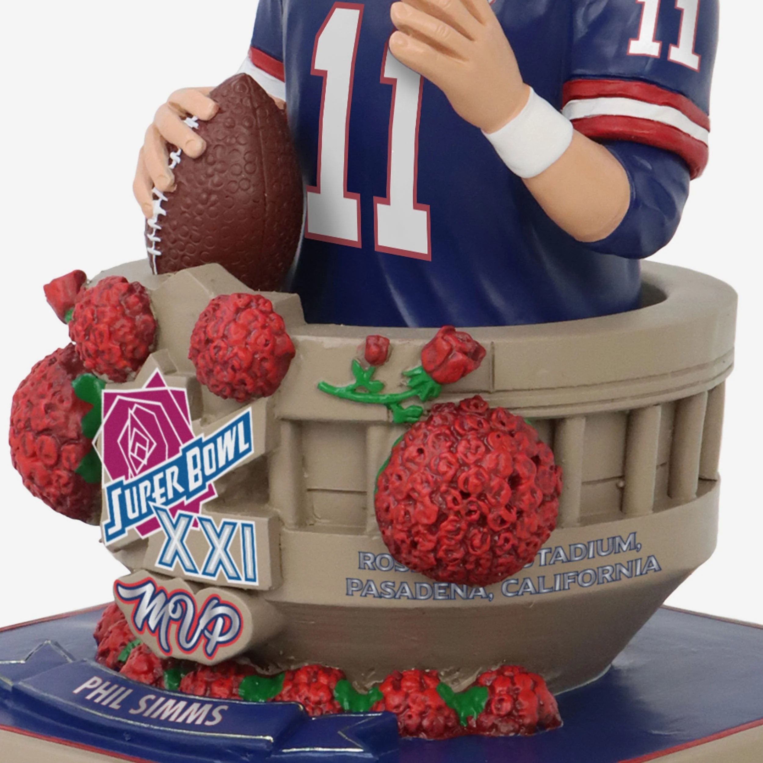 Phil Simms New York Giants Super Bowl XXI MVP Bust Bighead Bobblehead - Image 4