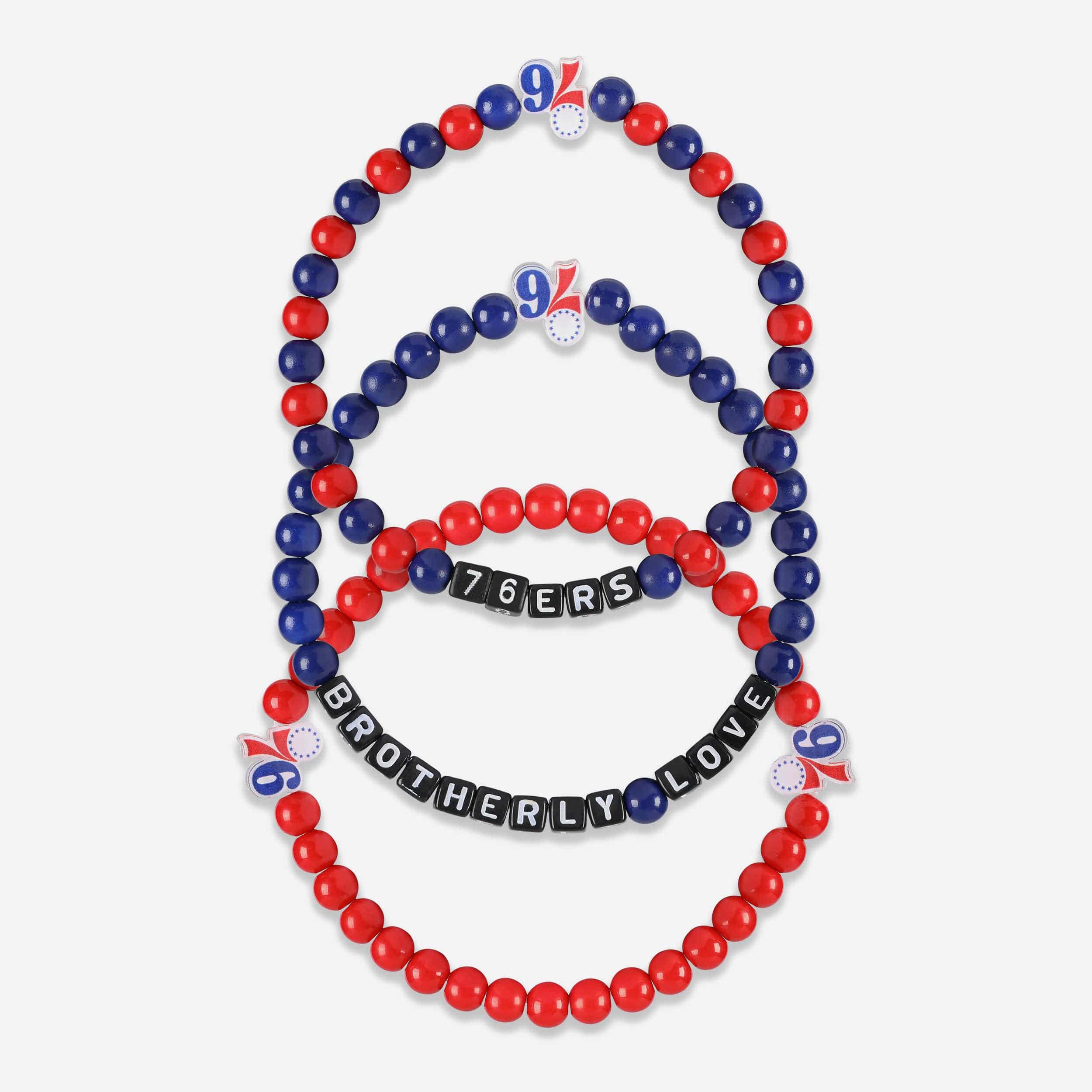 Philadelphia 76ers 3 Pack Beaded Friendship Bracelet