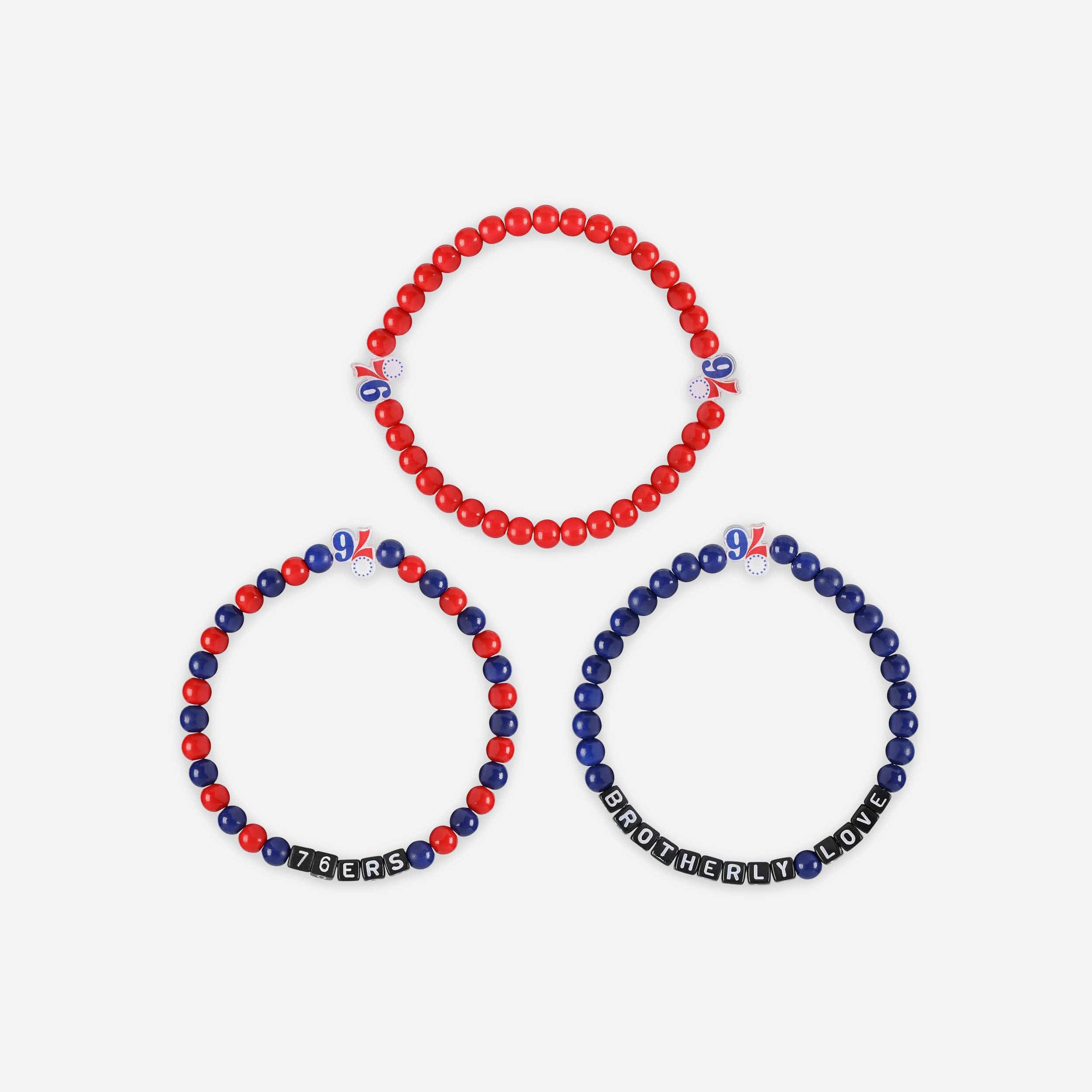 Philadelphia 76ers 3 Pack Beaded Friendship Bracelet - Image 3