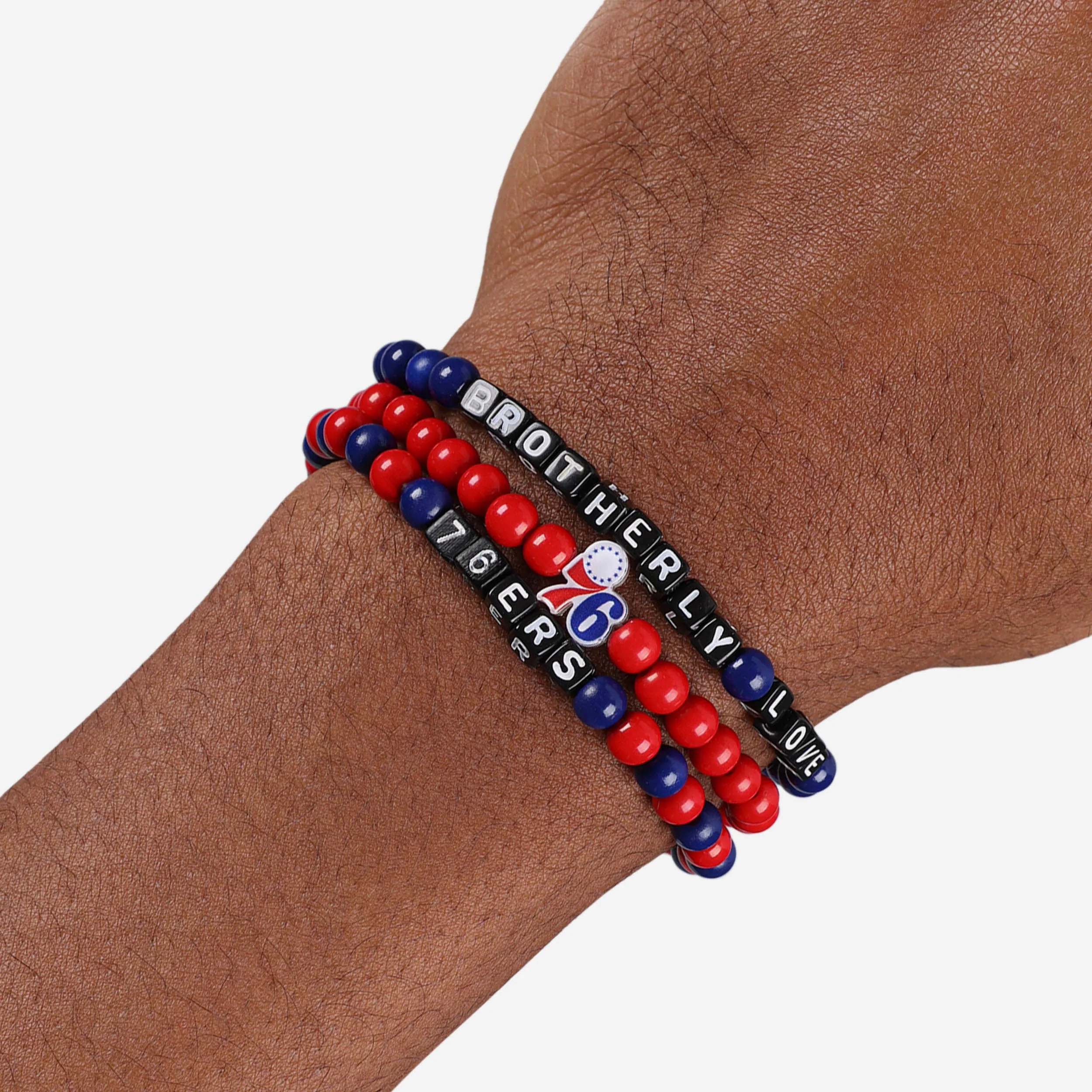 Philadelphia 76ers 3 Pack Beaded Friendship Bracelet - Image 4