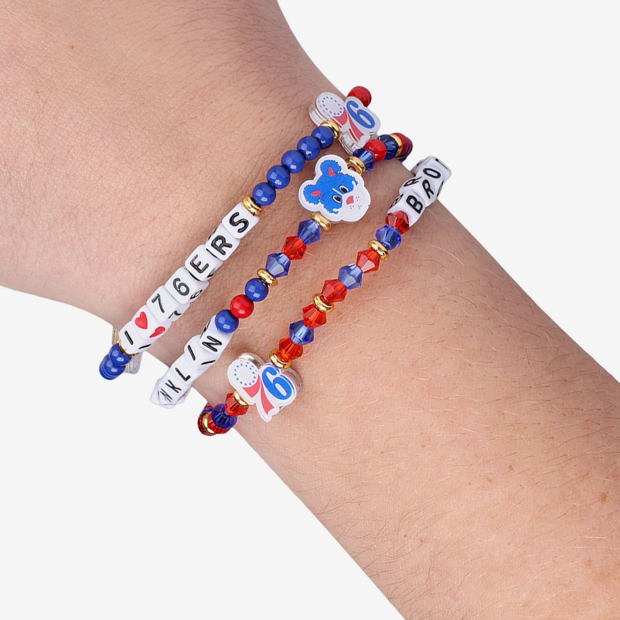 Philadelphia 76ers 3 Pack Friendship Bracelet - Image 4